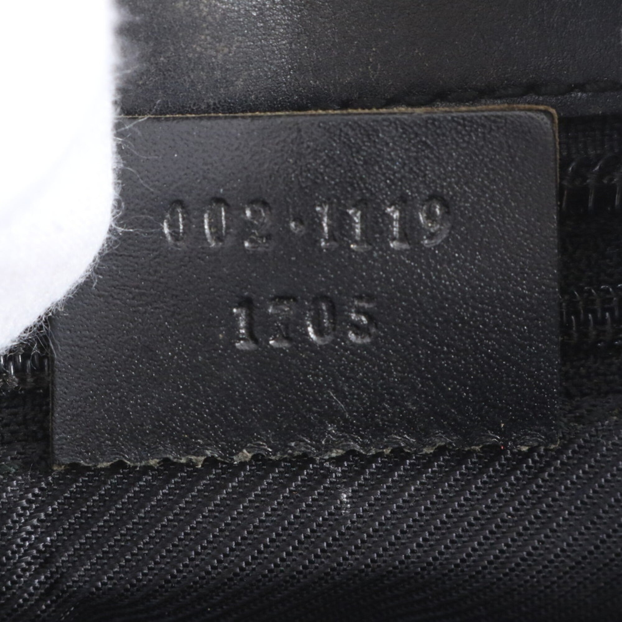 Gucci Gg Canvas Black Leather Gg Canvas Handbag (Pre-Owned)
