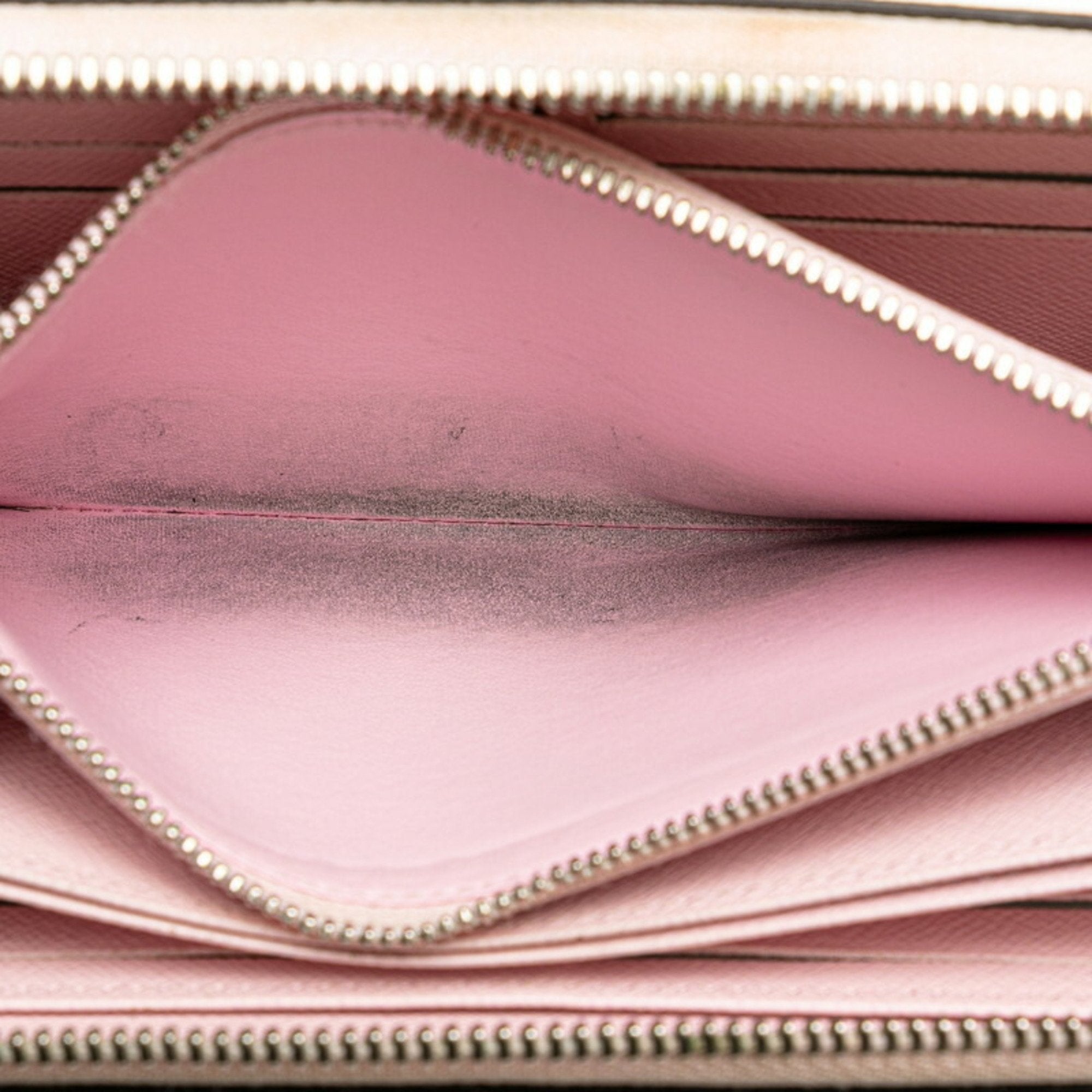 Louis Vuitton Multi-Color Pink Pvc Leather Long Wallet (Bi-Fold) (Pre-Owned)