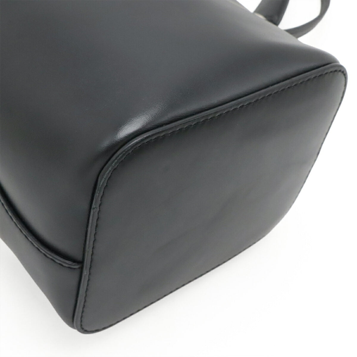 Fendi Black Leather Handbag Shoulder Bag (Pre-Owned)