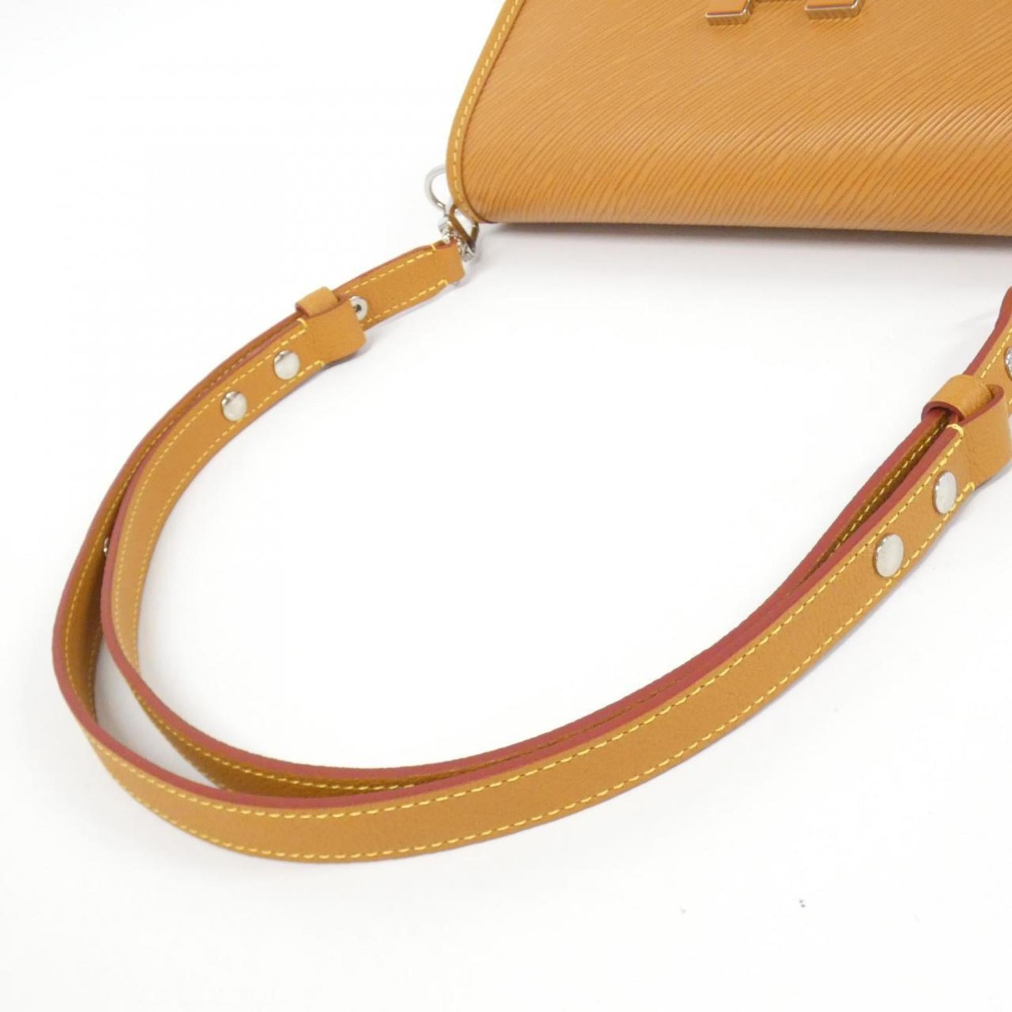 Louis Vuitton Brown Leather Shoulder Bag (Pre-Owned)