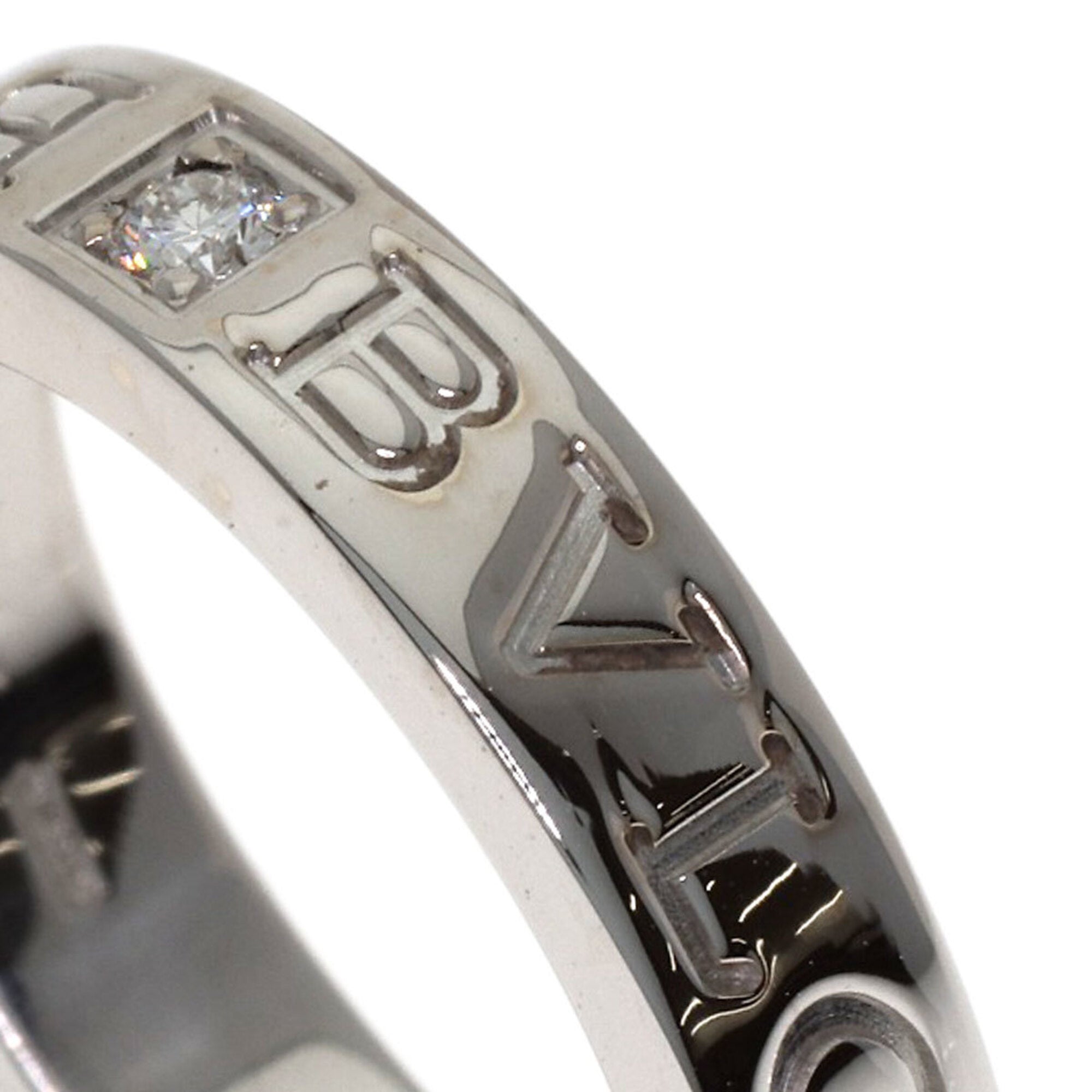 Bvlgari White Gold White Gold (18K) Band Ring (Pre-Owned)