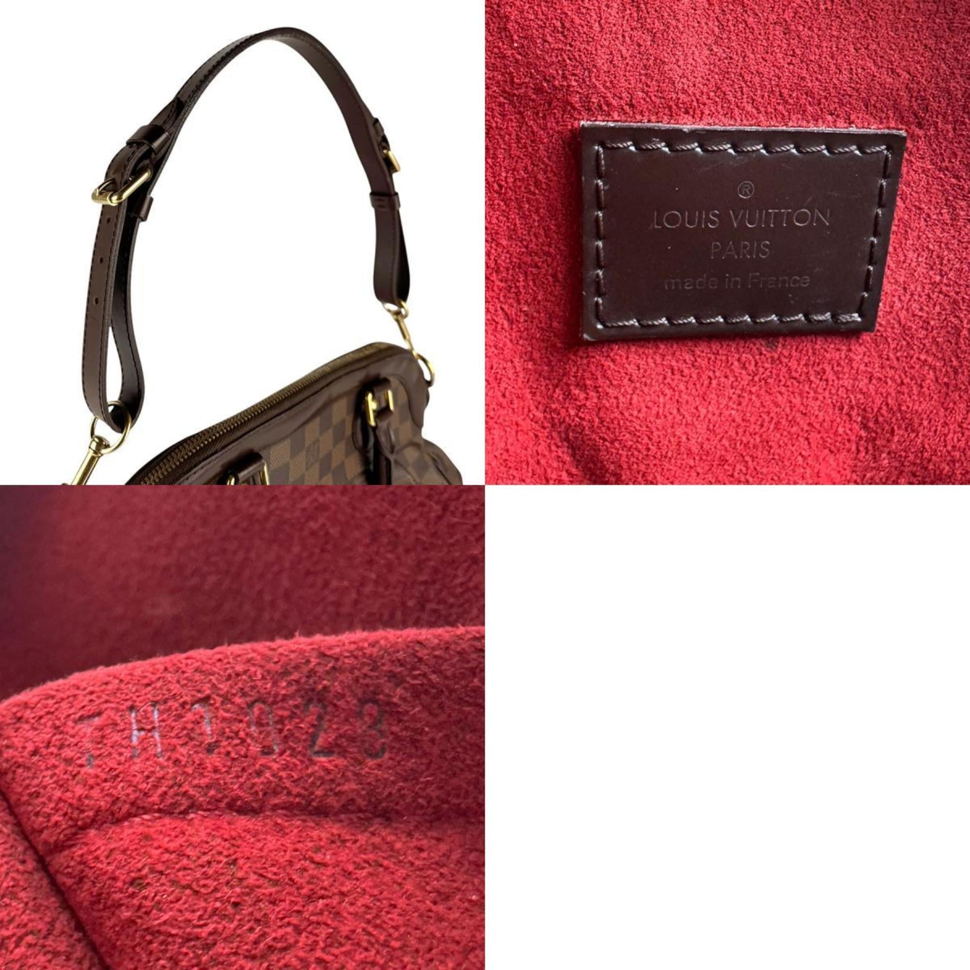 Louis Vuitton Brown Damier Canvas Handbag Shoulder Bag (Pre-Owned)