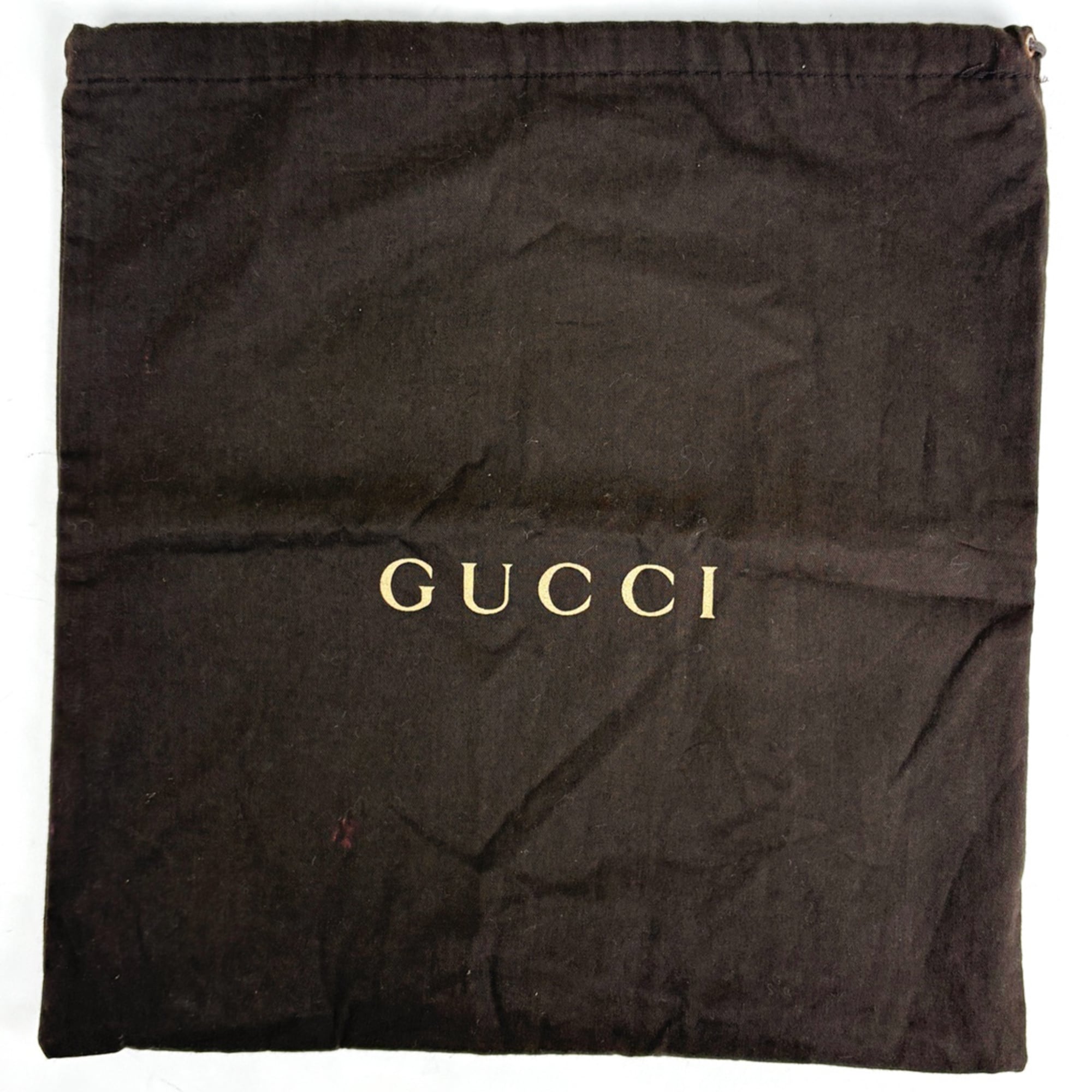 Gucci Beige Brown Coated Canvas Shoulder Bag (Pre-Owned)
