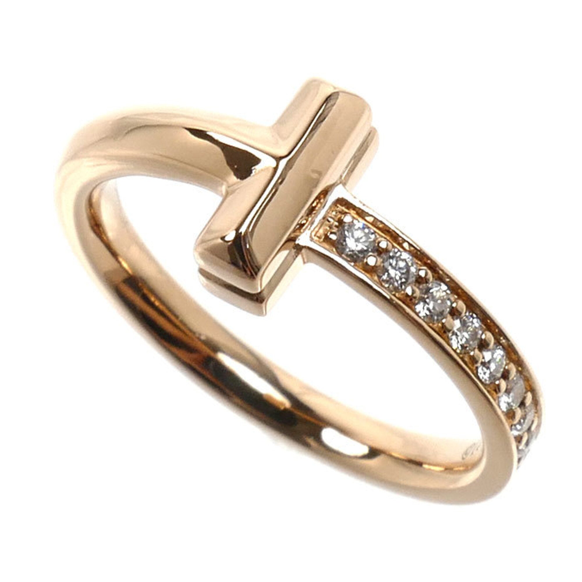 Tiffany Pink Gold (18K) Band Ring (Pre-Owned)