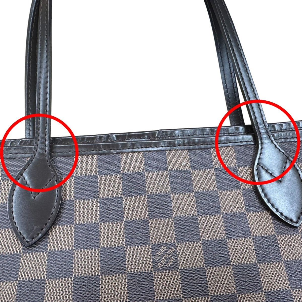Louis Vuitton Damier Brown Damier Canvas Tote Bag (Pre-Owned)
