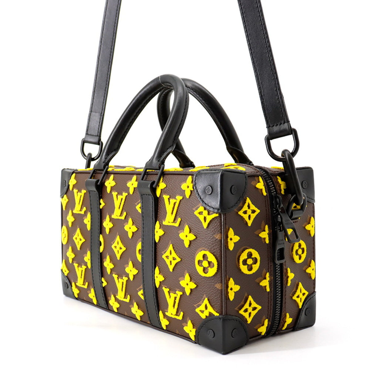Louis Vuitton Monogram Tuffetage Black Brown Yellow Handbag Shoulder Bag (Pre-Owned)