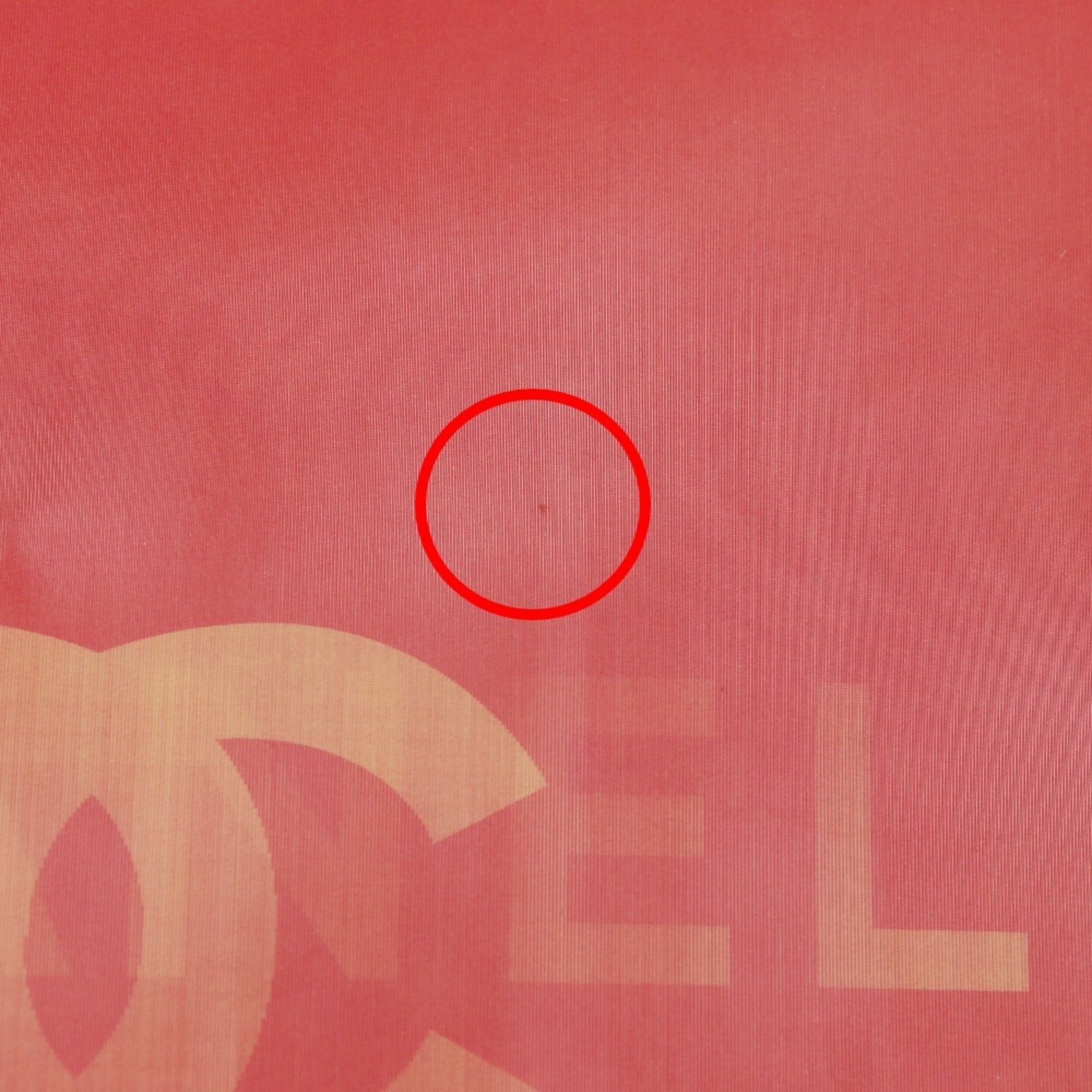 Chanel Red Color Vinyl Shoulder Bag (Pre-Owned)