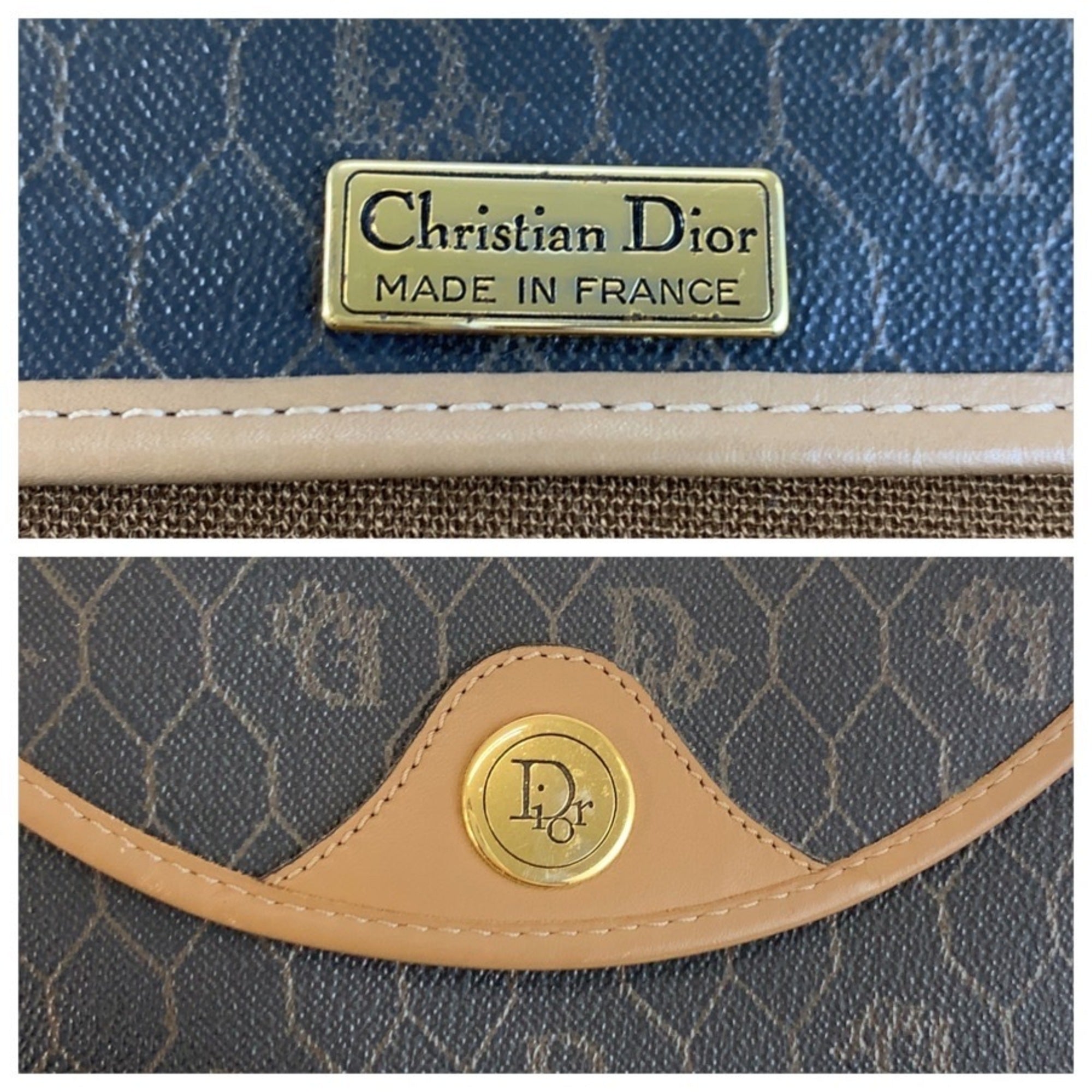 Christian Dior Brown Pvc Pochette Shoulder Bag (Pre-Owned)
