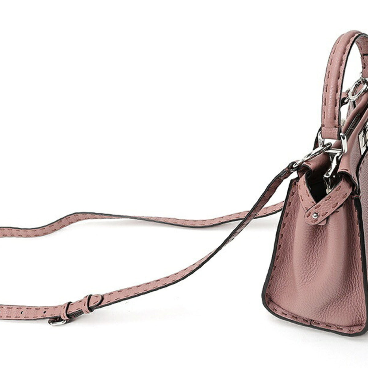 Fendi Peekaboo Leather Shoulder Bag (Pre-Owned)