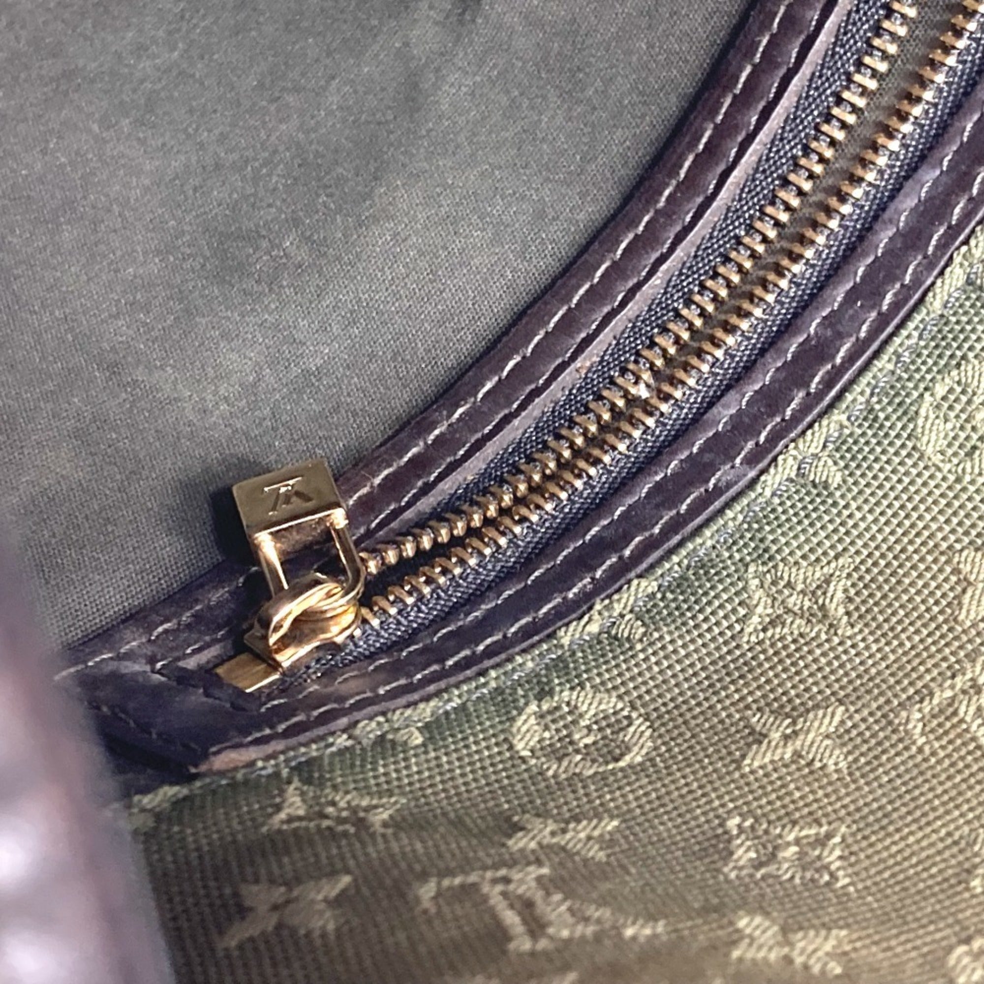 Louis Vuitton Khaki Monogram Mini Shoulder Bag (Pre-Owned)