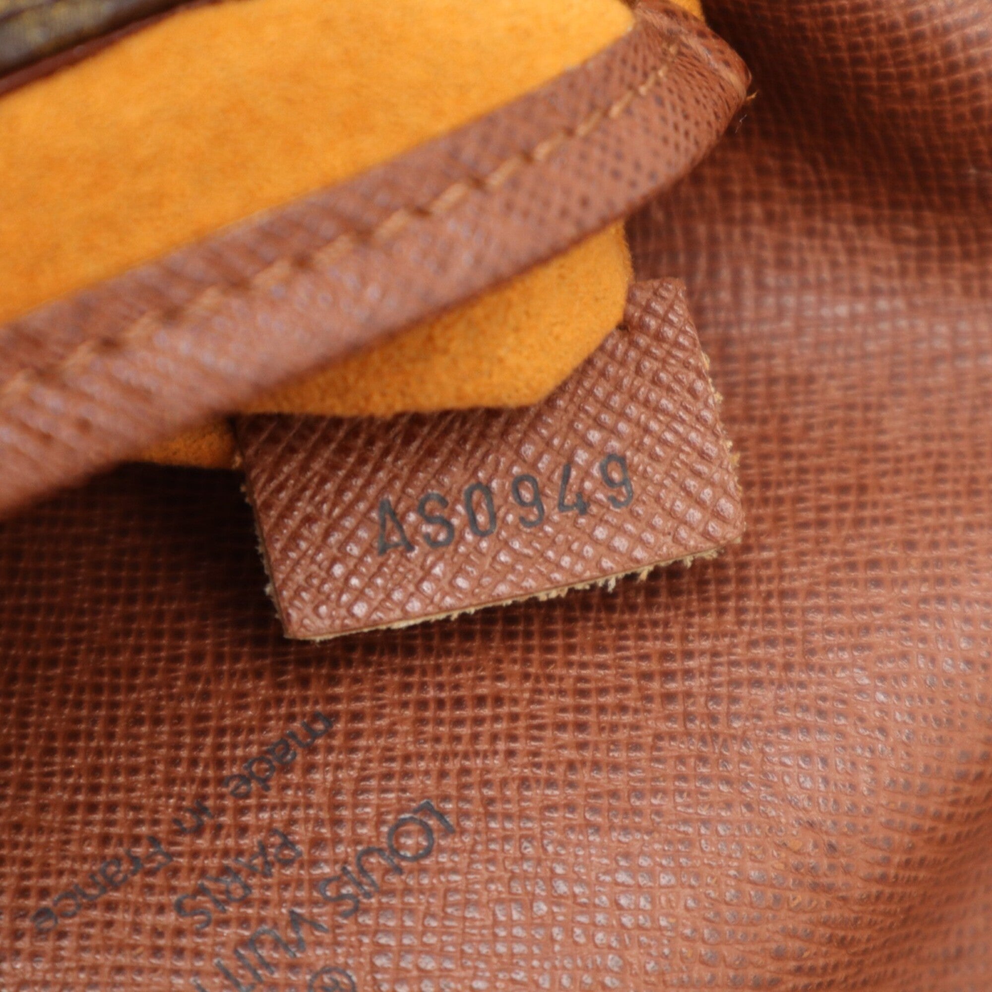 Louis Vuitton Beige Brown Monogram Coated Canvas Leather Shoulder Bag (Pre-Owned)