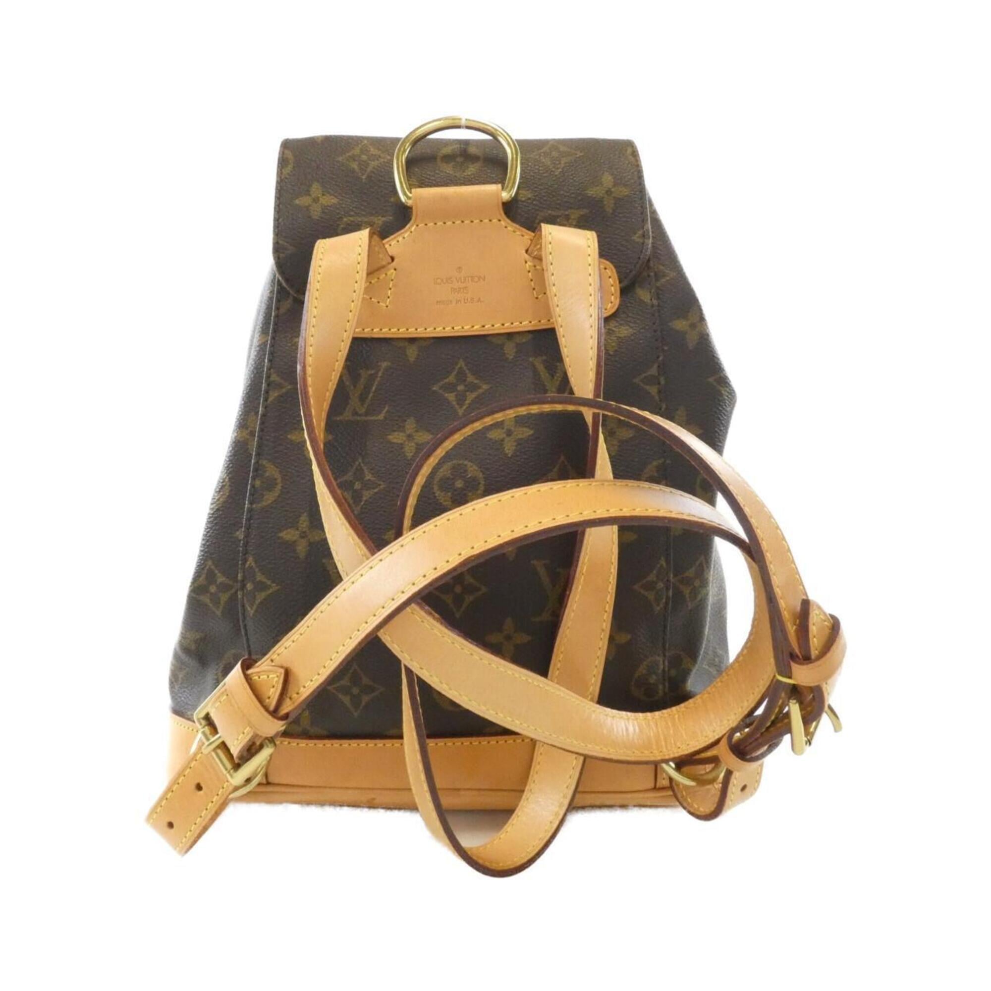 Louis Vuitton Marron Coated Canvas Backpack (Pre-Owned)
