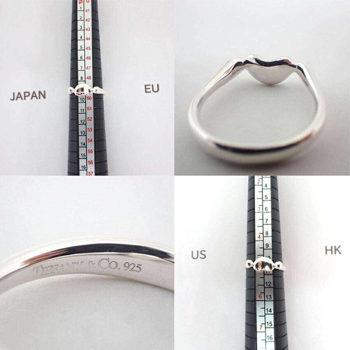 Tiffany Sterling Silver 925 Band Ring (Pre-Owned)