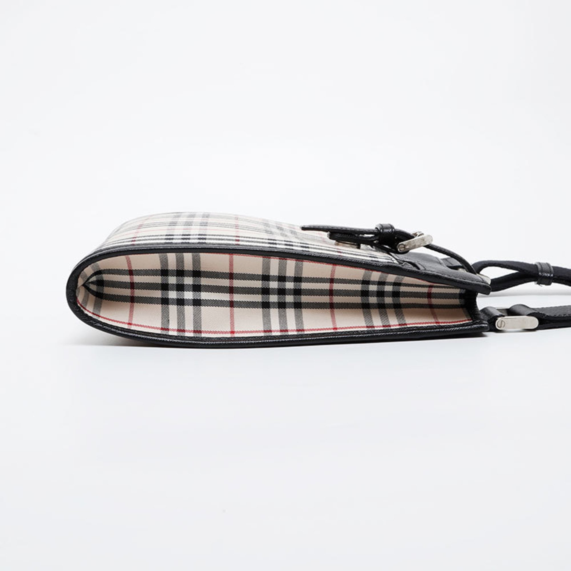 Burberry Beige Canvas Shoulder Bag (Pre-Owned)