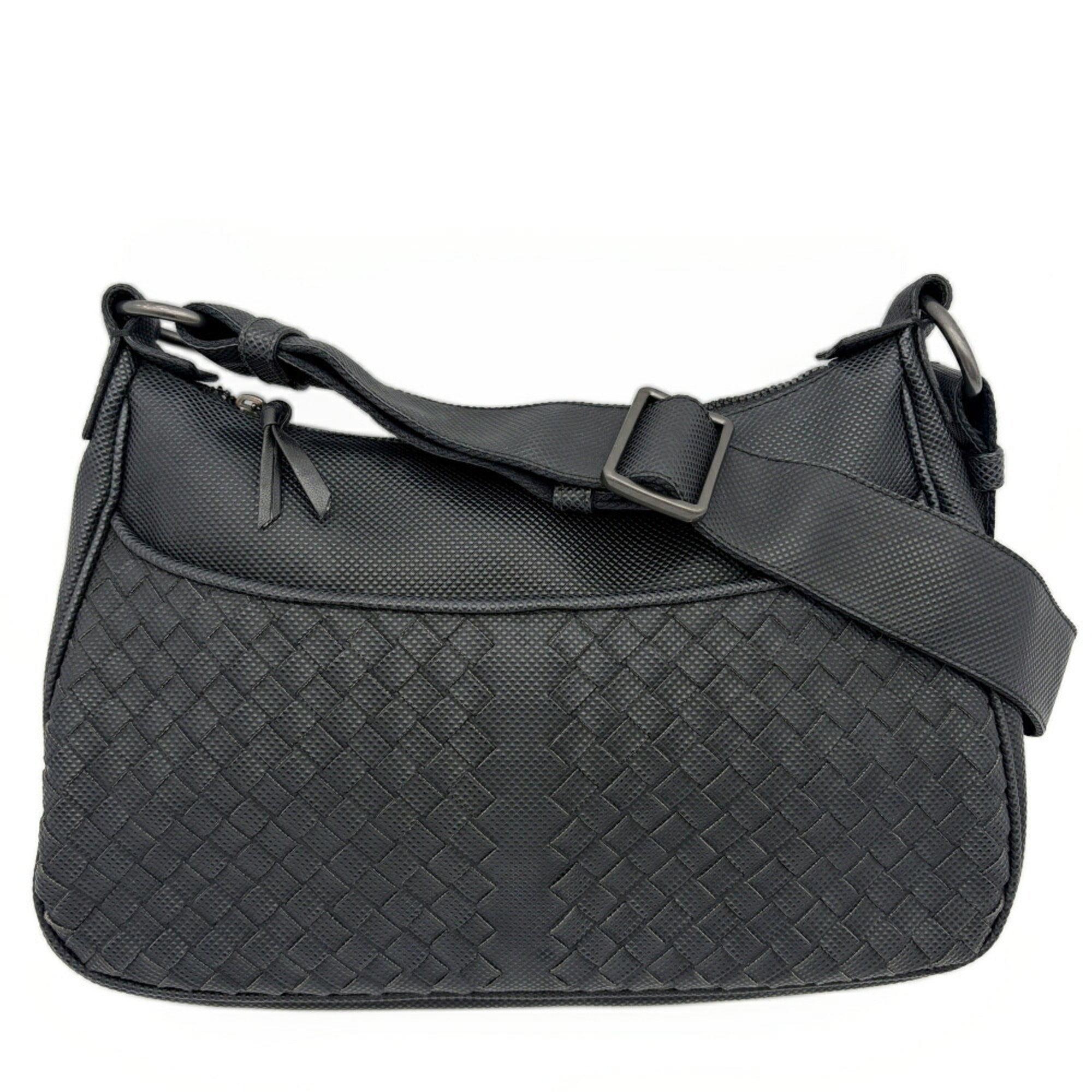 Bottega Veneta Black Pvc Shoulder Bag (Pre-Owned)