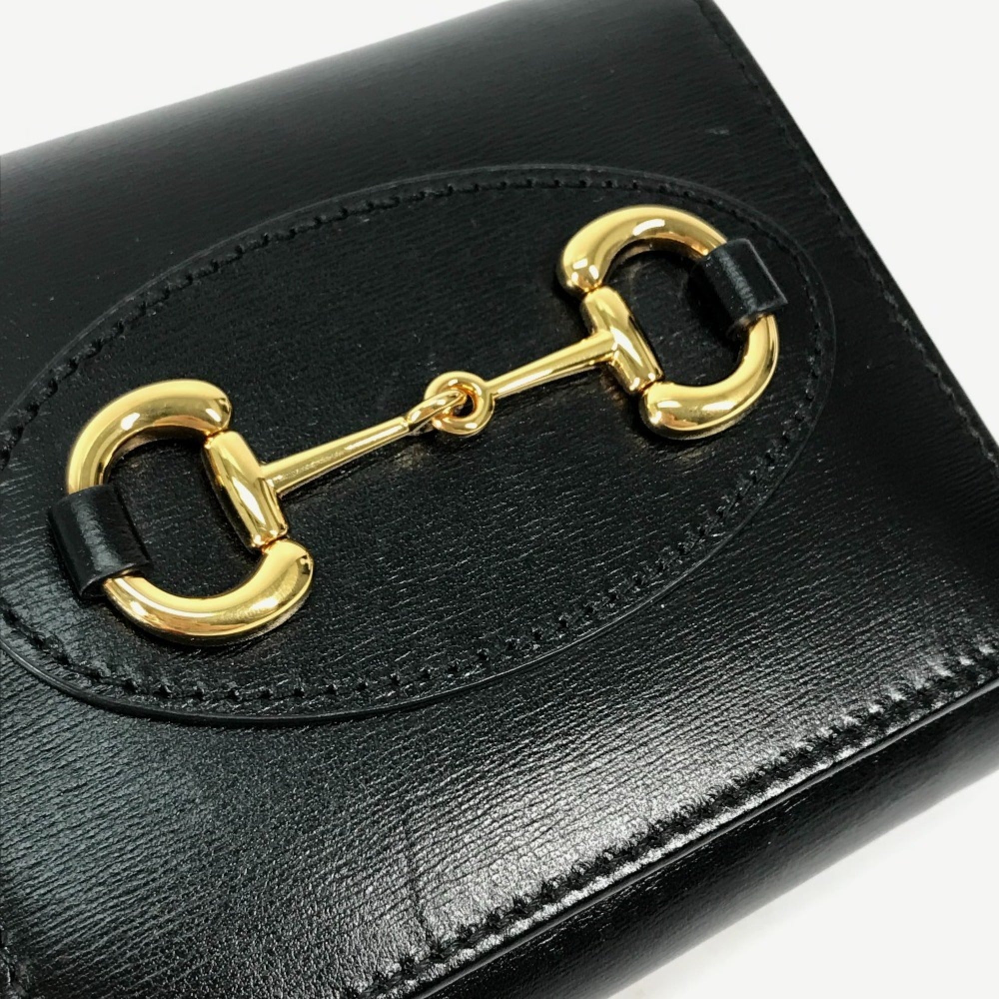 Gucci Black Leather Wallet (Bi-Fold) (Pre-Owned)