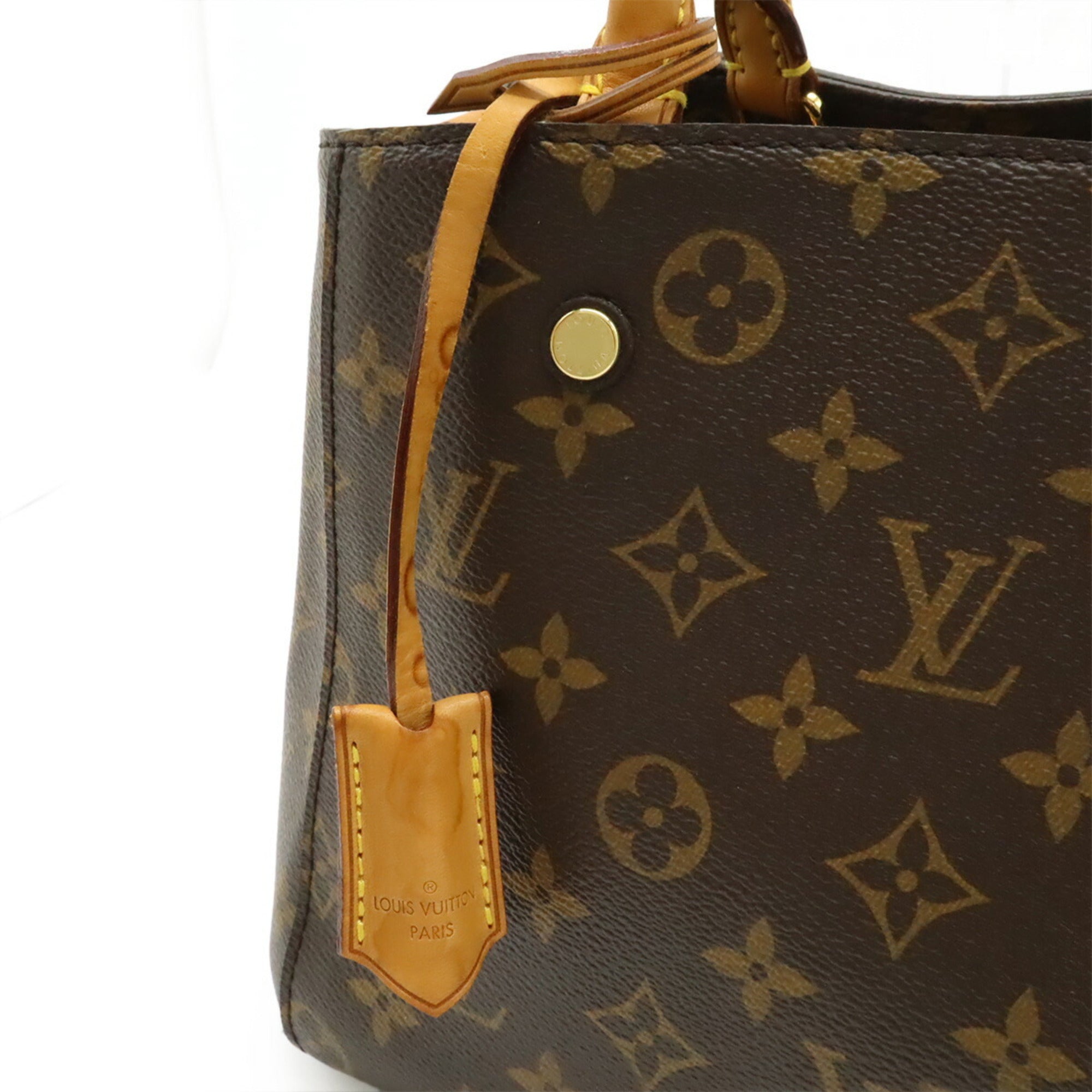 Louis Vuitton Brown Monogram Monogram Canvas Pvc Handbag Shoulder Bag (Pre-Owned)