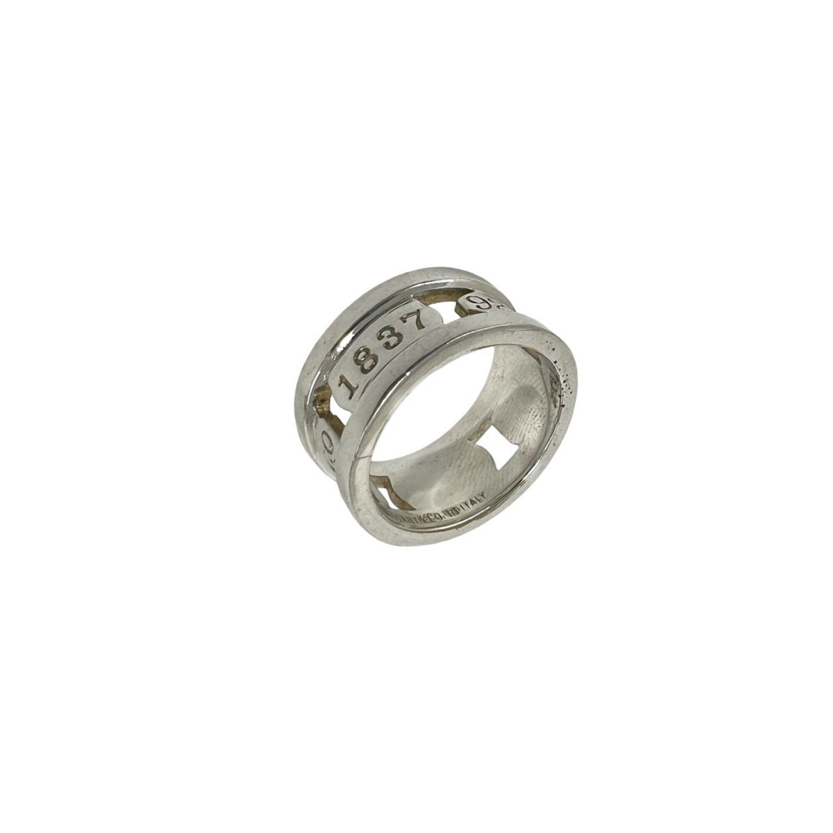 Tiffany Silver Silver 925 Band Ring (Pre-Owned)