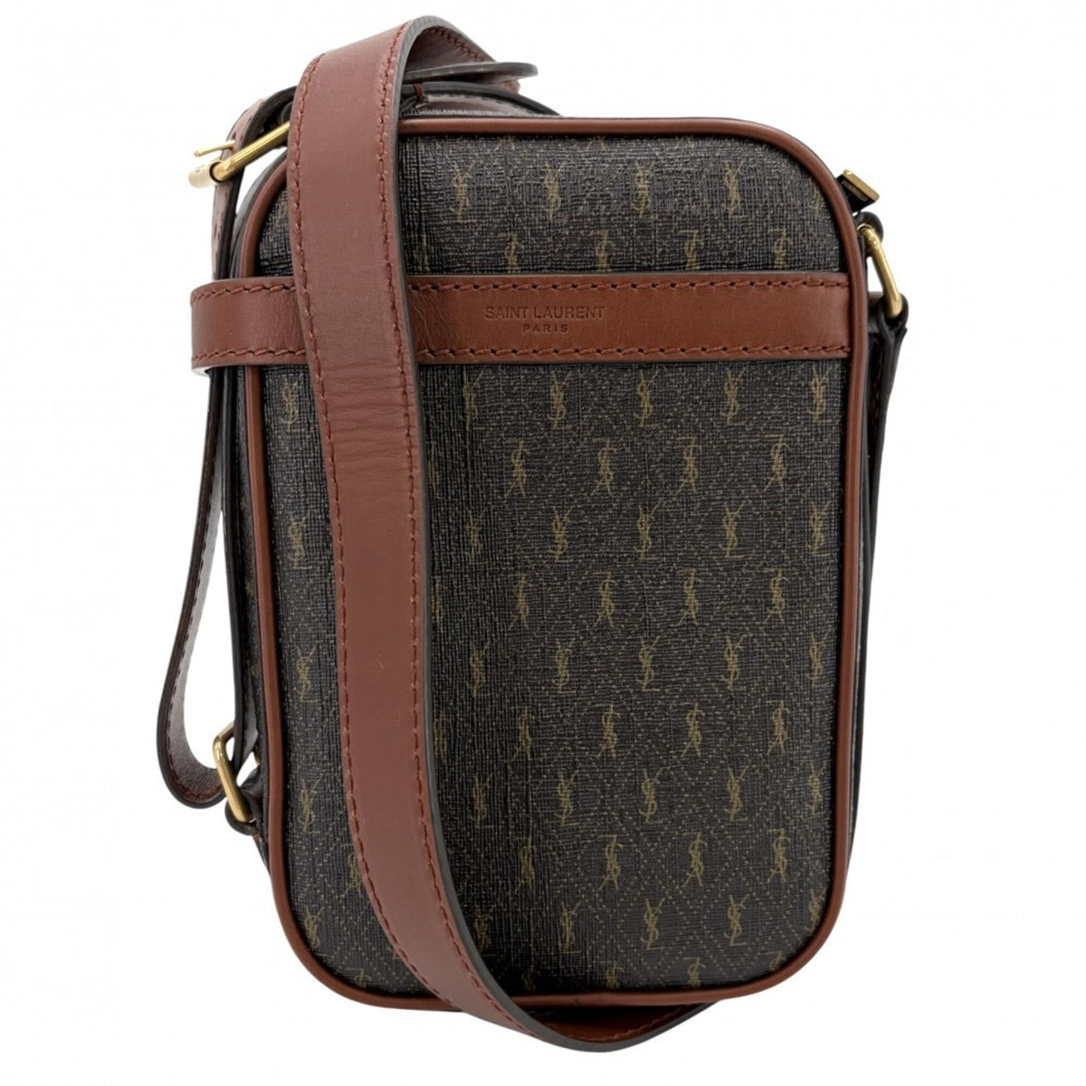 Saint Laurent Brown Leather Shoulder Bag (Pre-Owned)