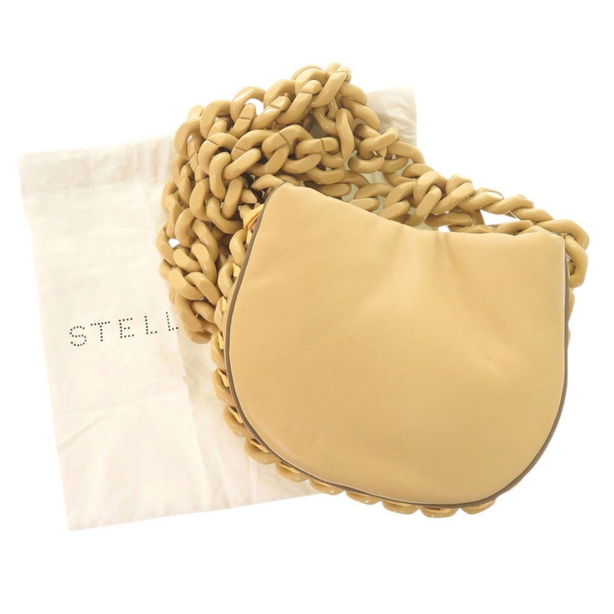 Stella Mccartney Beige Polyester Elastane Shoulder Bag (Pre-Owned)