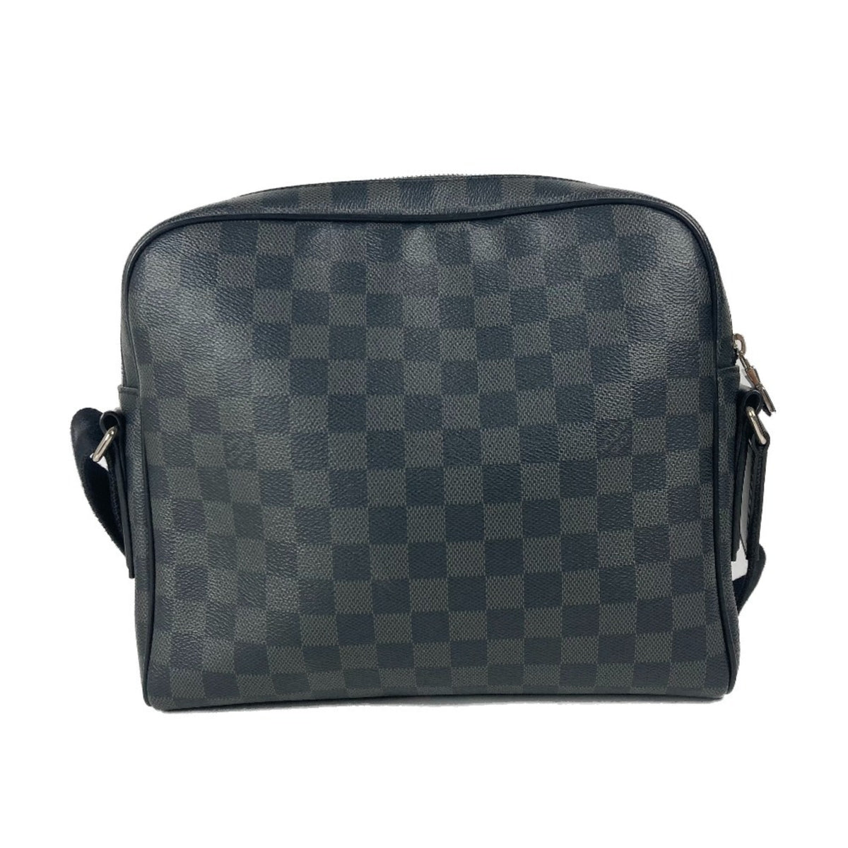 Louis Vuitton Black Damier Graphite Messenger Bag Shoulder Bag (Pre-Owned)