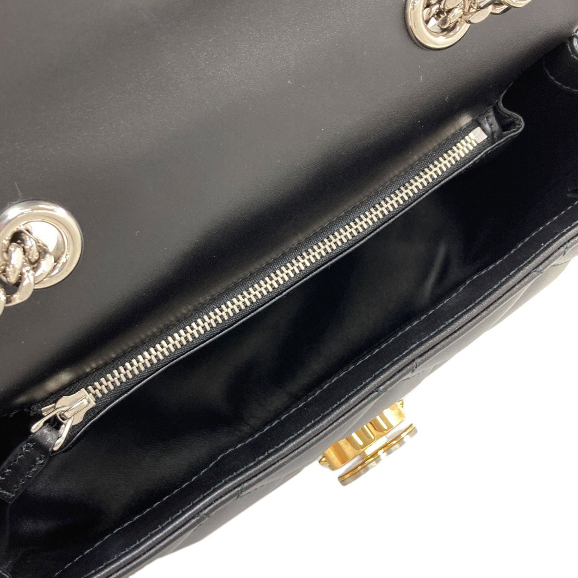 Gucci Black Leather Shoulder Bag (Pre-Owned)