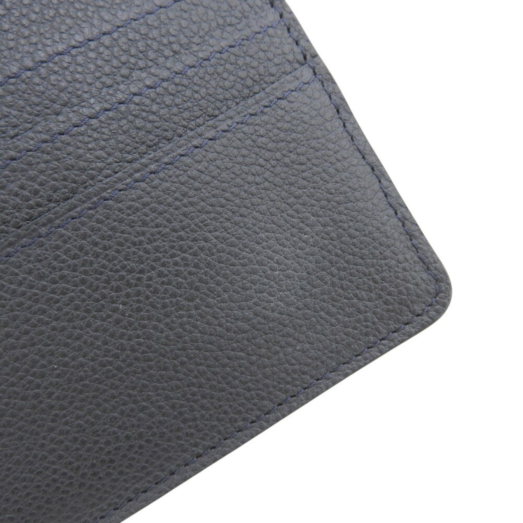 Louis Vuitton Infini Navy Monogram Empreinte Long Wallet (Tri-Fold) (Pre-Owned)
