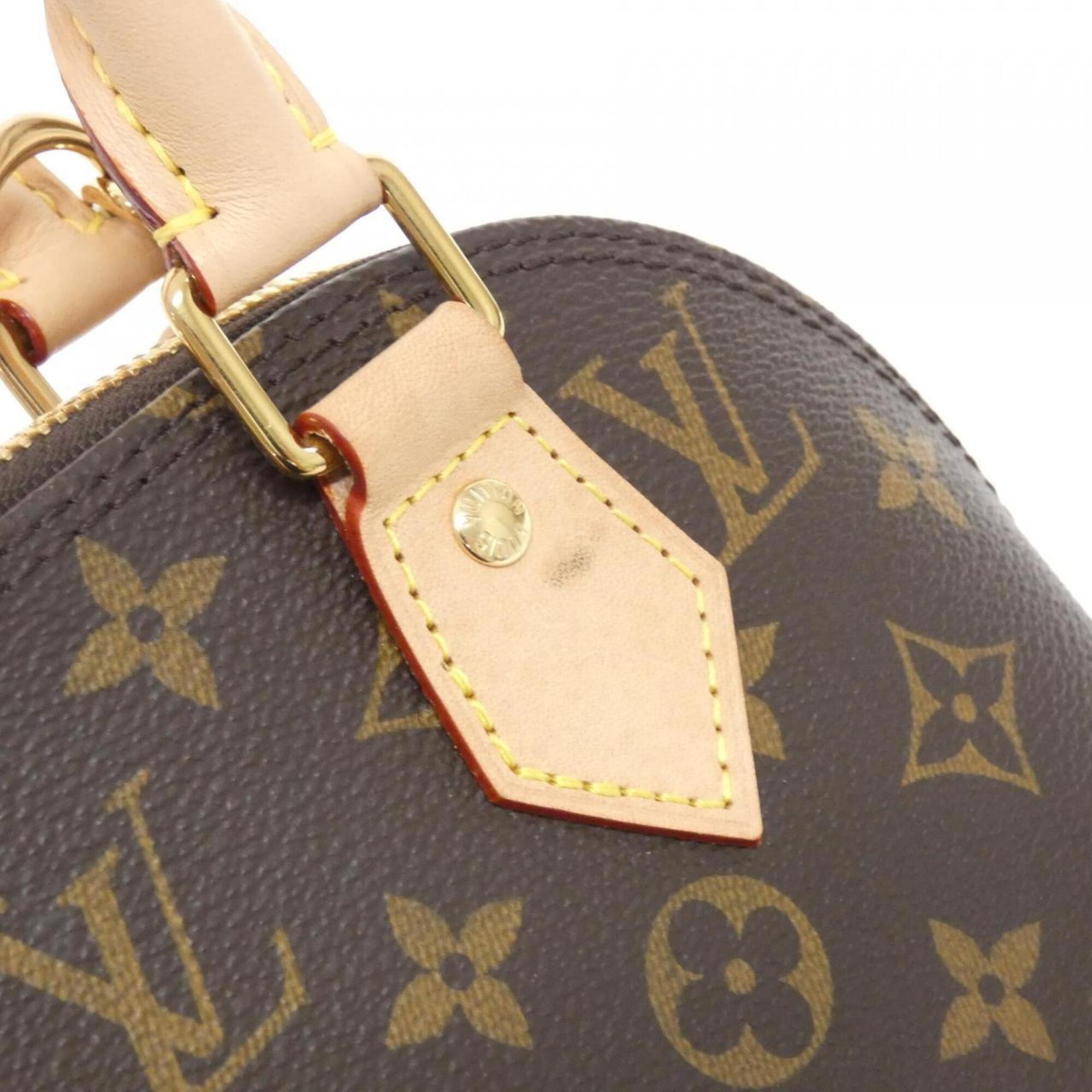 Louis Vuitton Marron Coated Canvas Handbag (Pre-Owned)