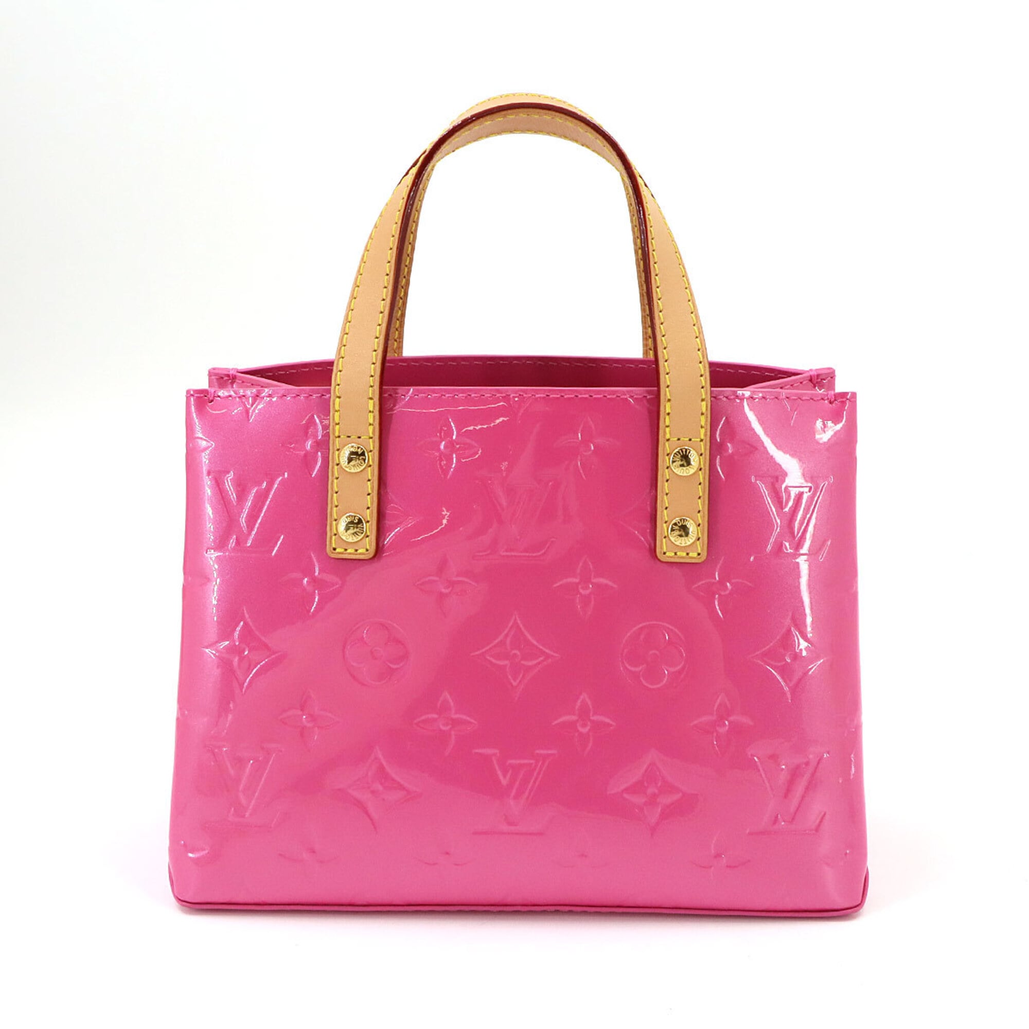 Louis Vuitton Pink Monogram Vernis Leather Handbag (Pre-Owned)