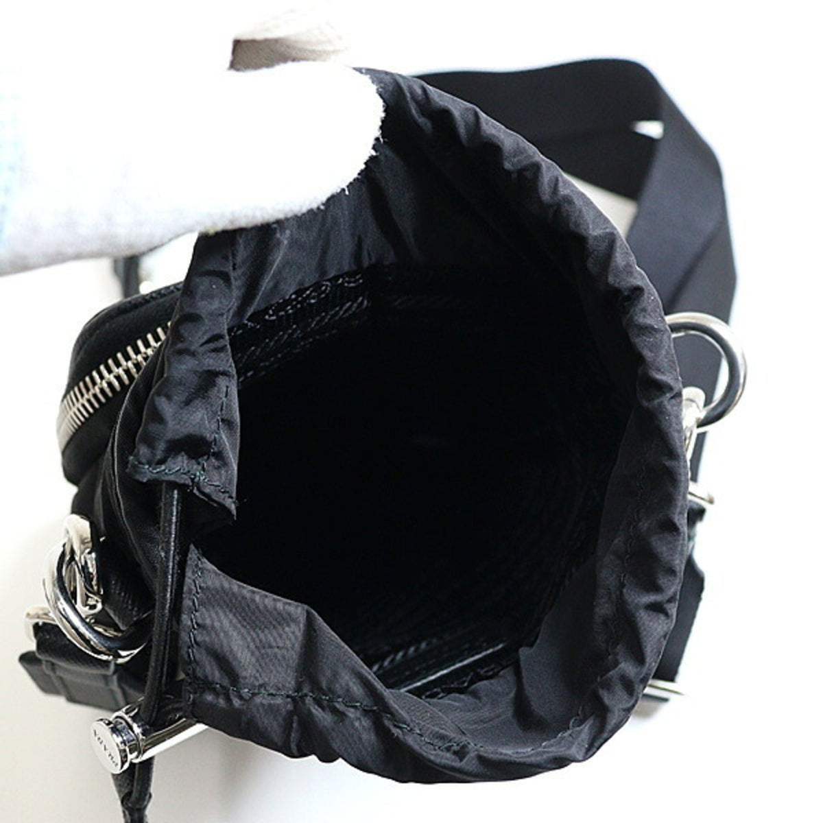 Prada Black Polyamide Shoulder Bag (Pre-Owned)