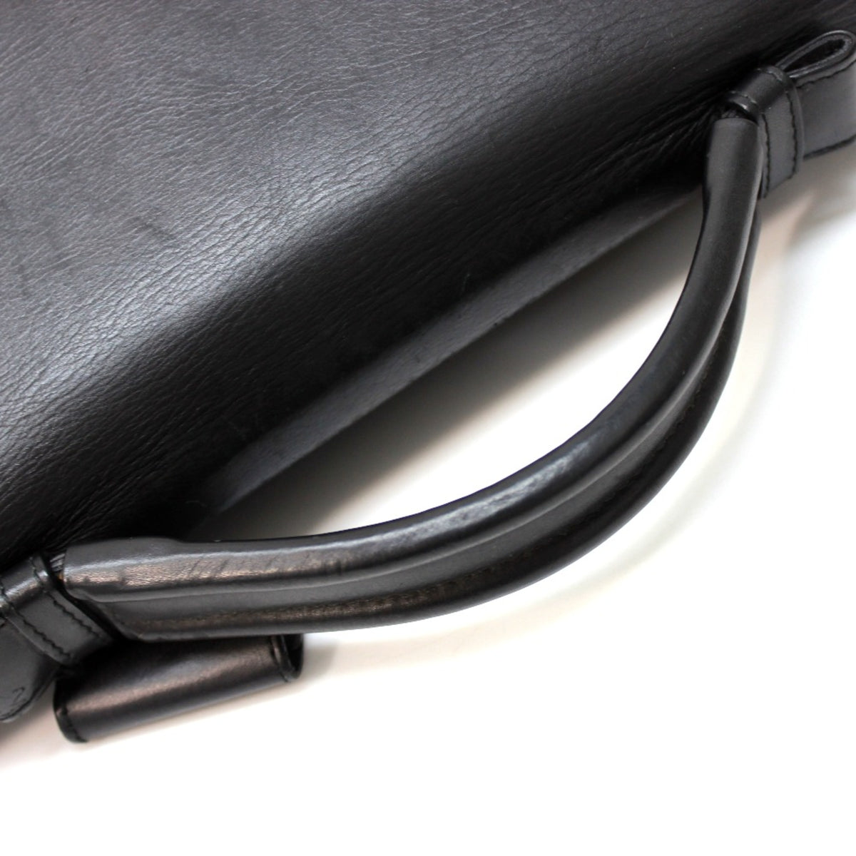 Bottega Veneta Black Leather Briefcase (Pre-Owned)