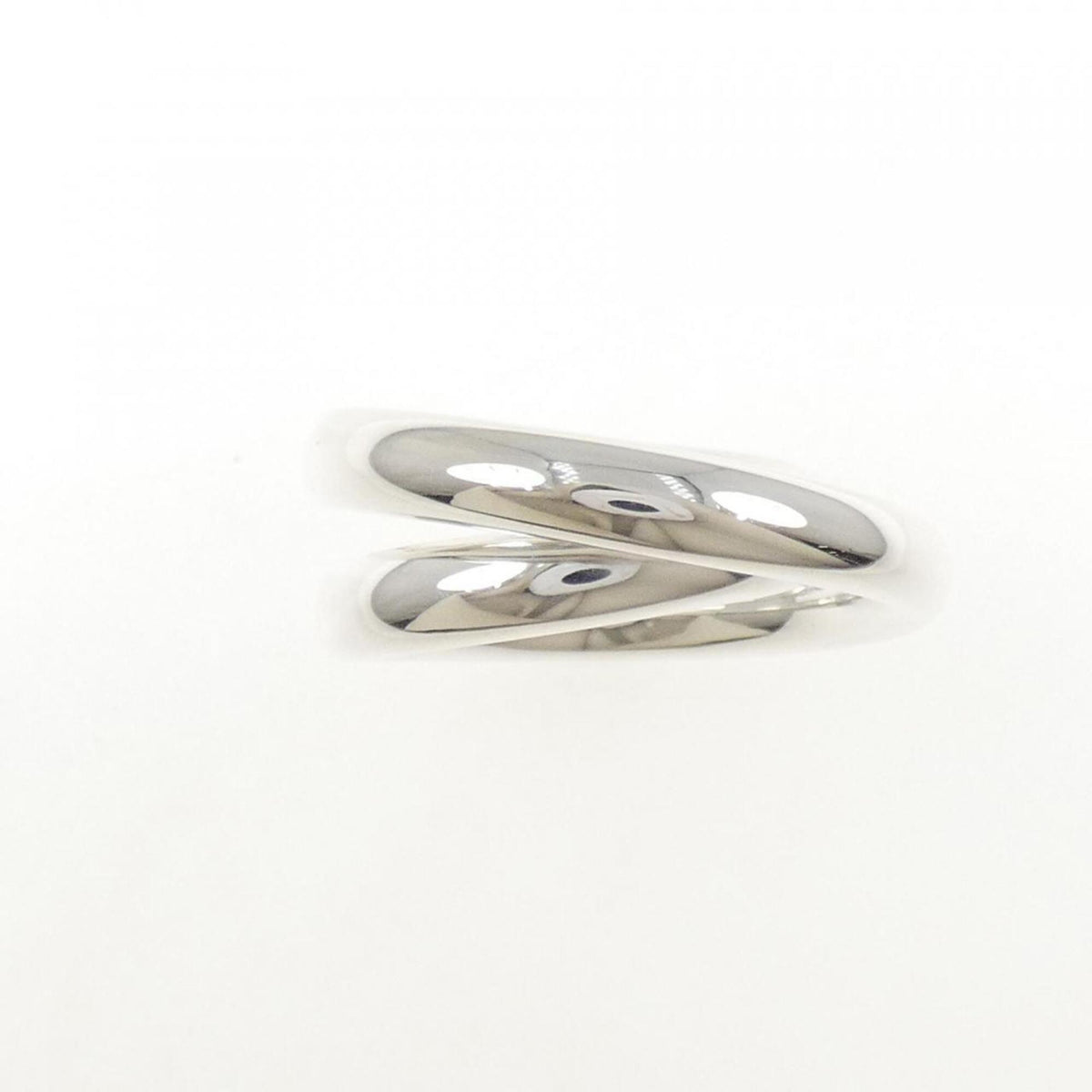 Hermes Silver 925 Band Ring (Pre-Owned)