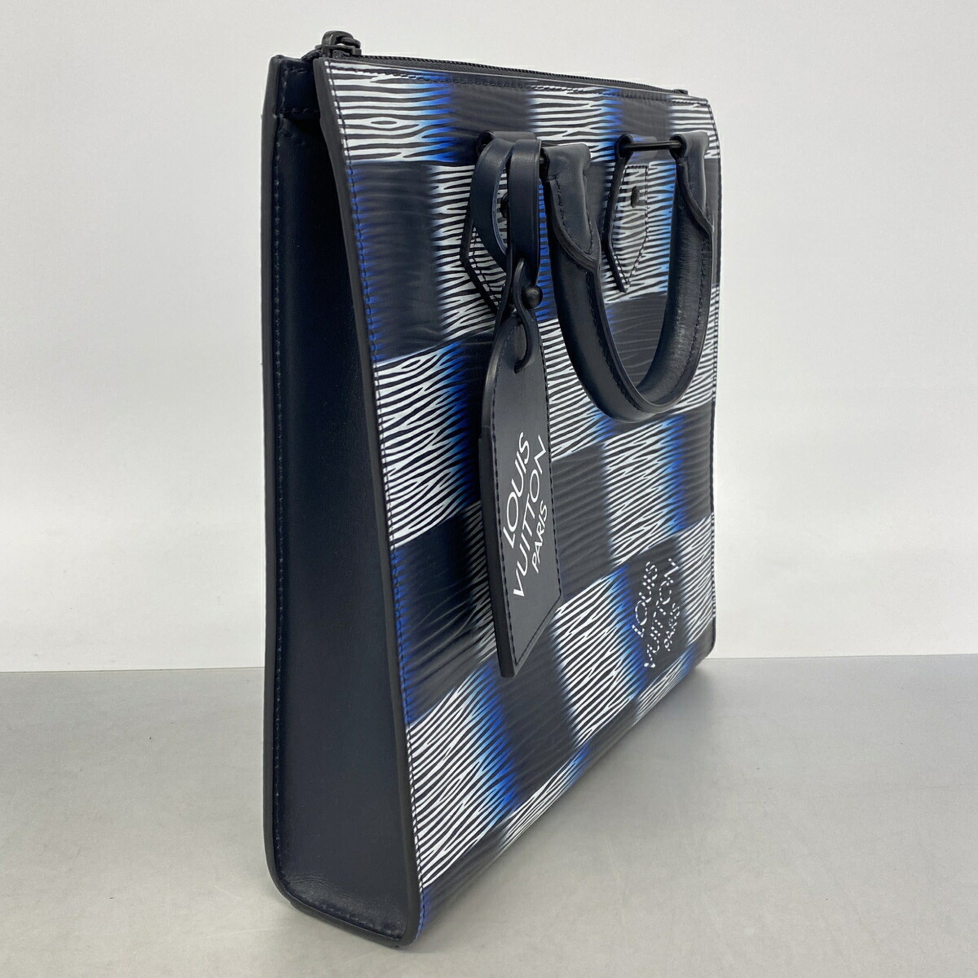 Louis Vuitton Blue Handbag (Pre-Owned)