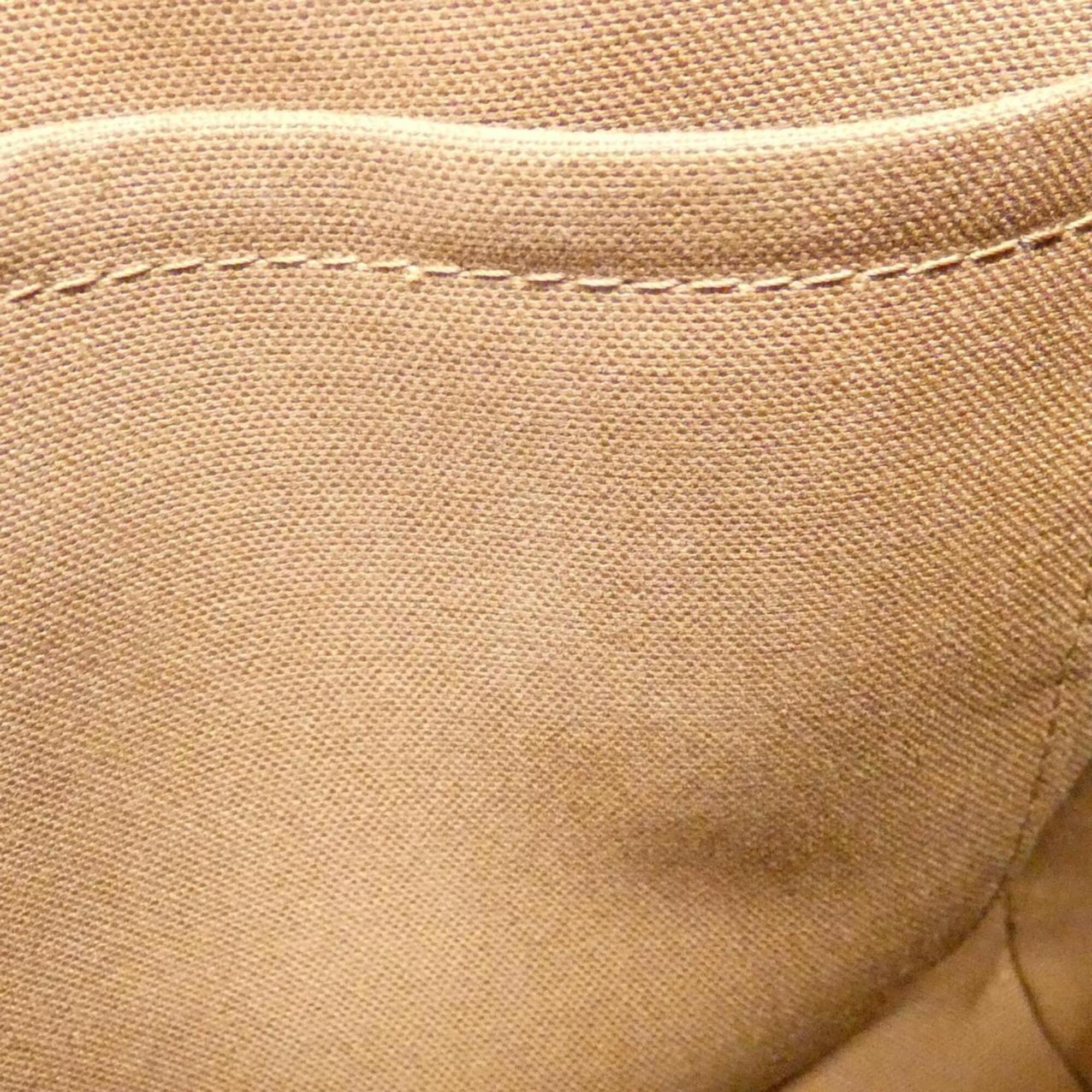 Louis Vuitton Marron Monogram Coated Canvas Handbag (Pre-Owned)