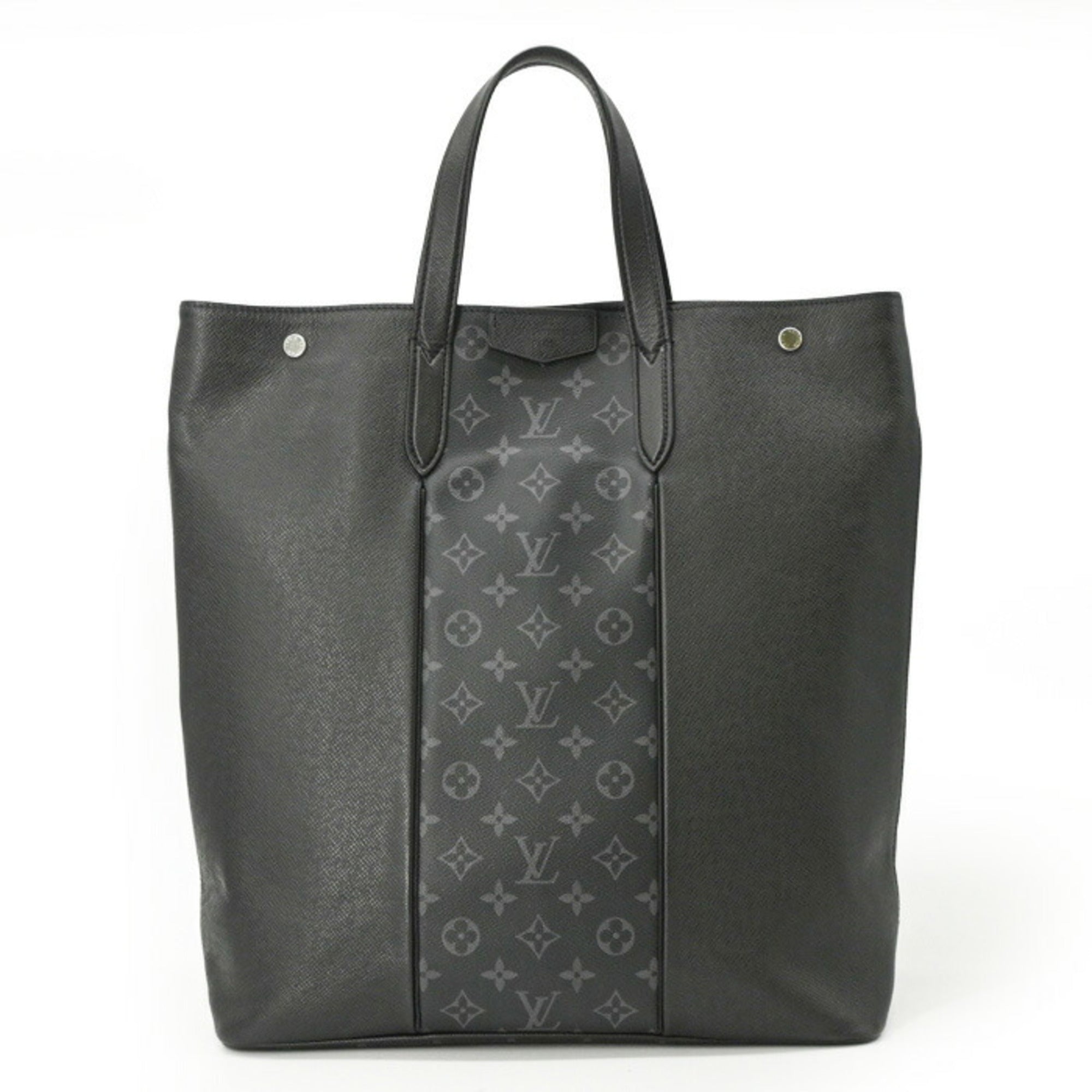 Louis Vuitton Black Monogram Noir Taigarama Monogram Handbag Tote Bag (Pre-Owned)