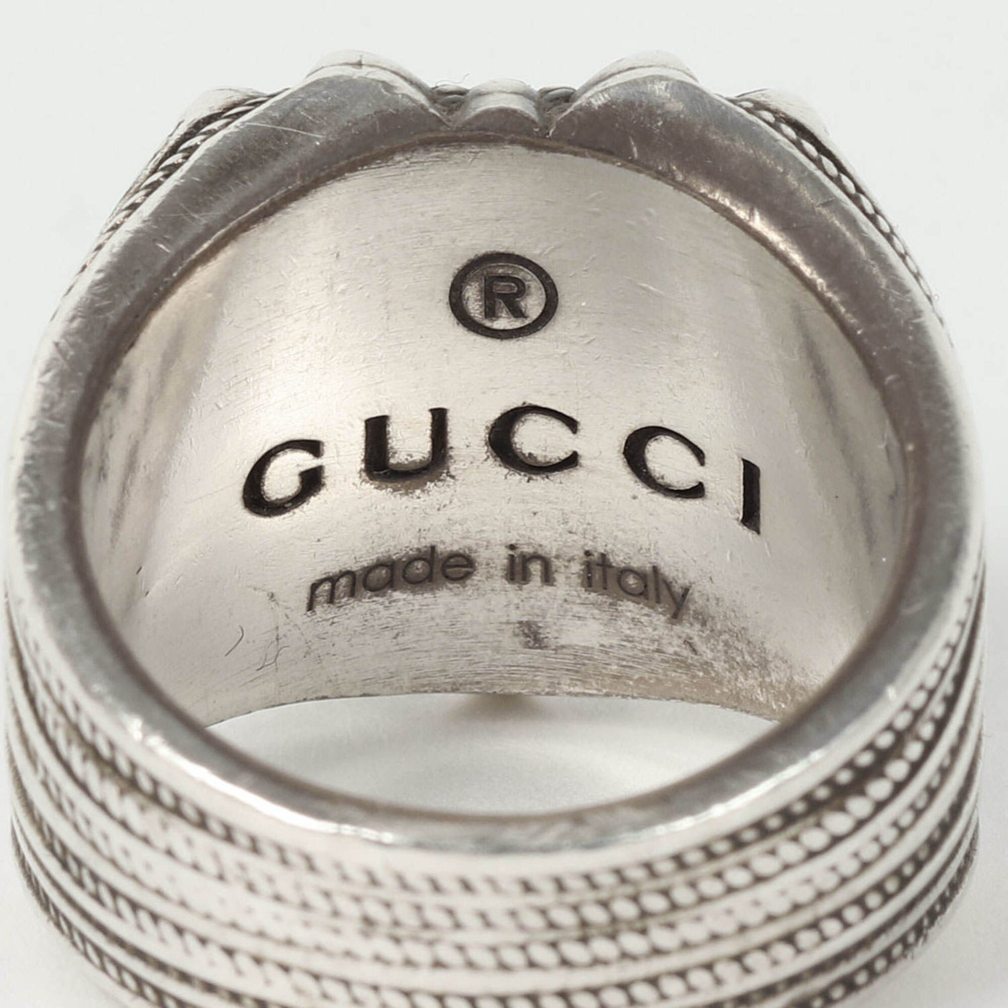 Gucci Silver 925 Band Ring (Pre-Owned)