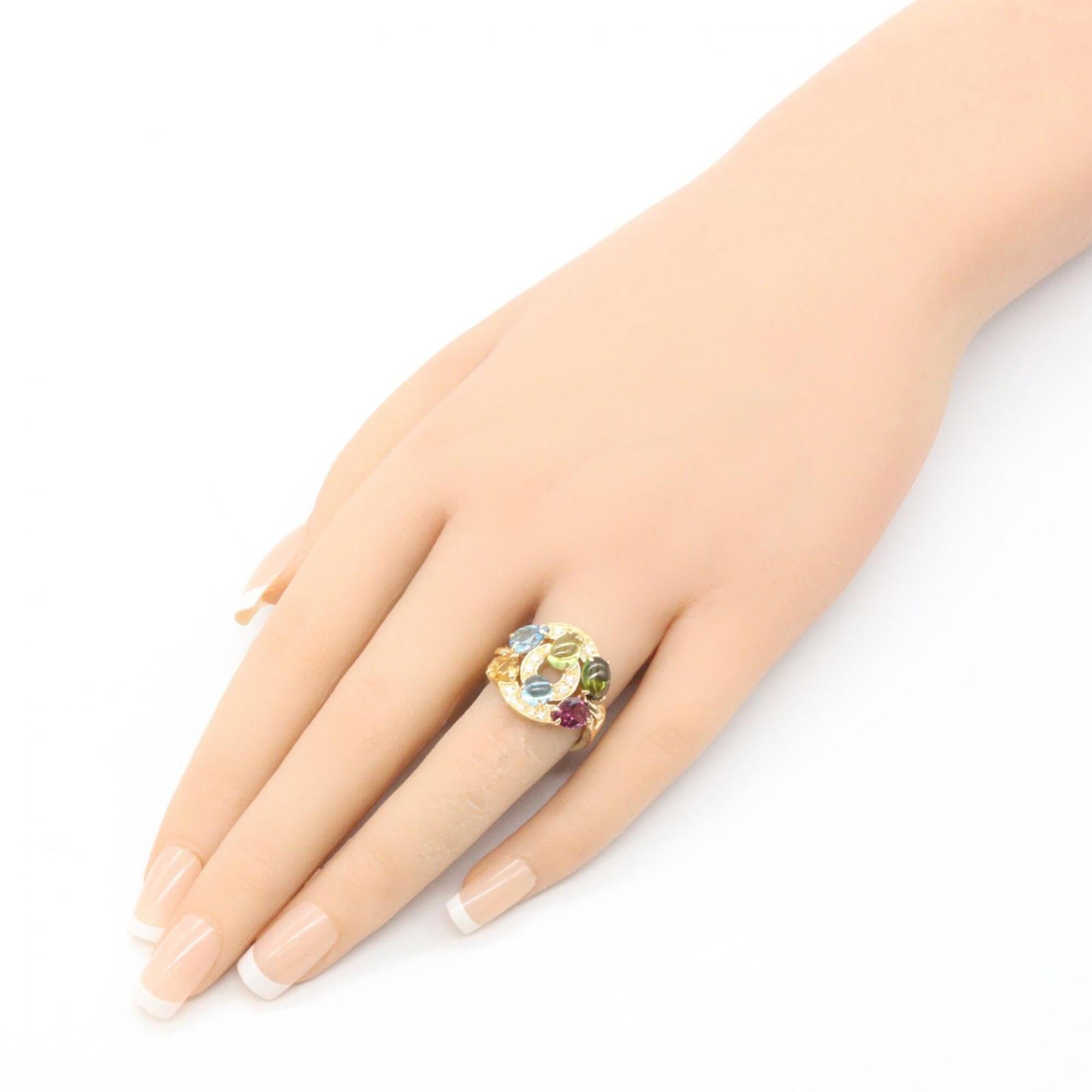Bvlgari Gold Multi-Color Yellow Gold (18K) Band Ring (Pre-Owned)