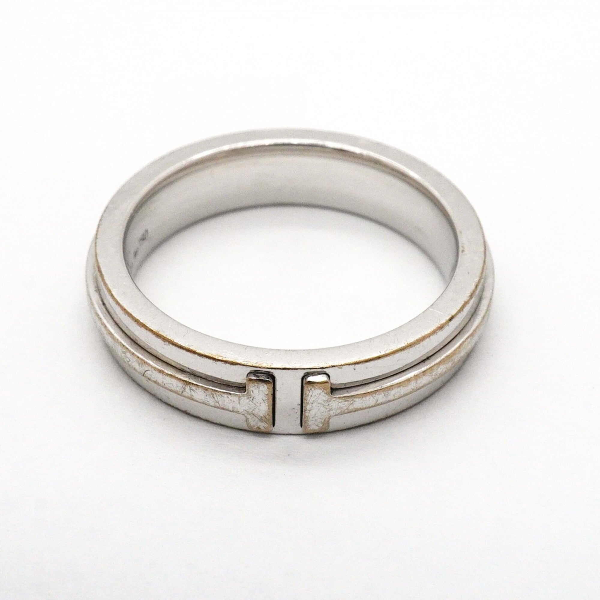 Tiffany White Gold (18K) Band Ring (Pre-Owned)