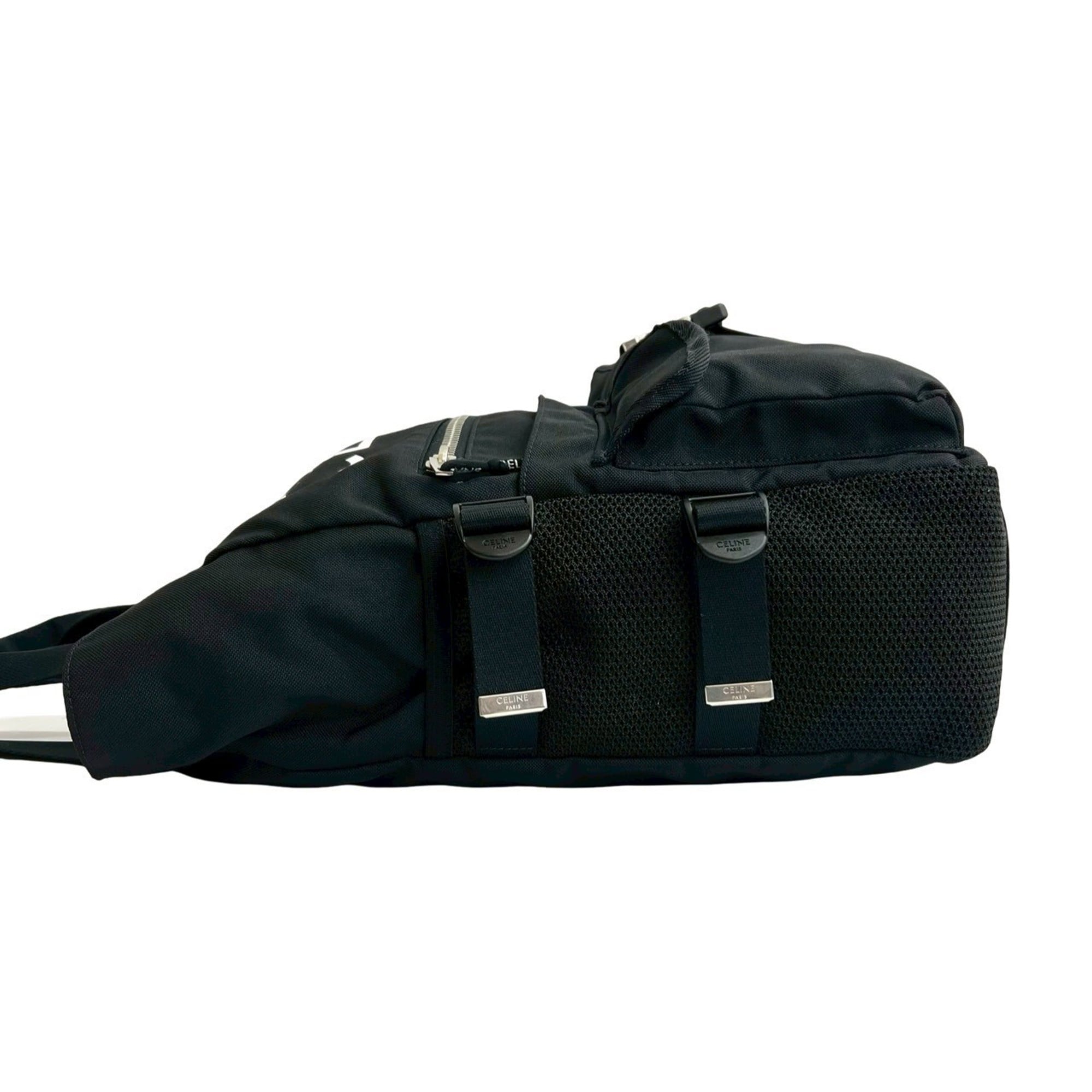 Celine Black Nylon Handbag Shoulder Bag Tote Bag (Pre-Owned)