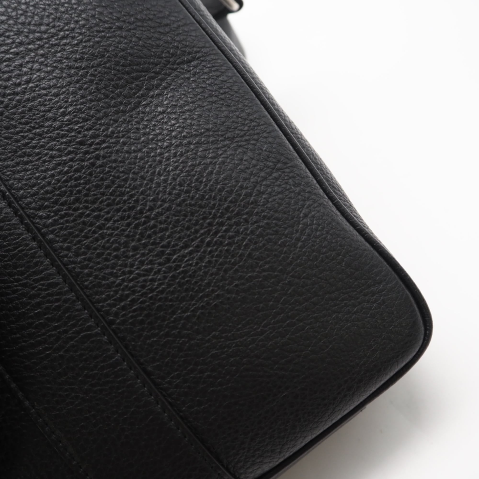 Bottega Veneta Black Leather Briefcase (Pre-Owned)