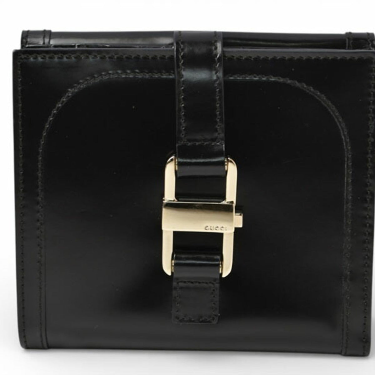 Gucci Black Leather Wallet (Bi-Fold) (Pre-Owned)