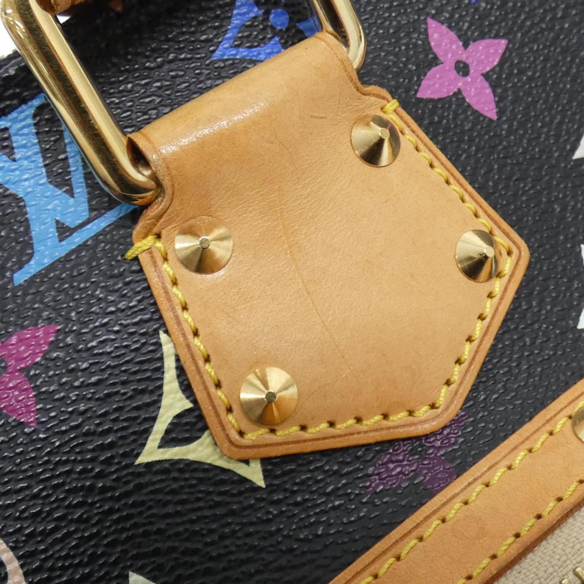Louis Vuitton Monogram Multicolore Black Coated Canvas Handbag (Pre-Owned)