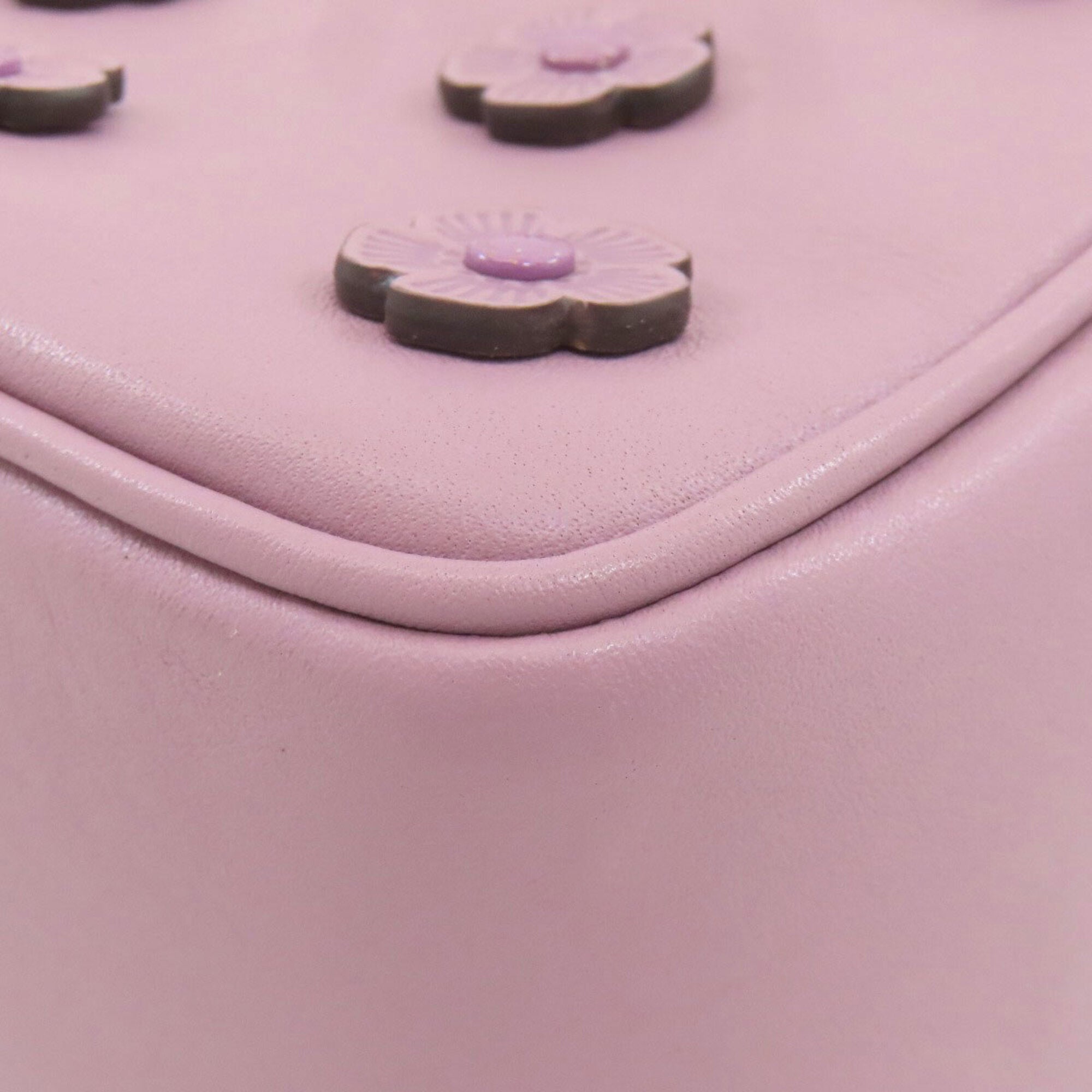 Coach Pink Leather Handbag (Pre-Owned)