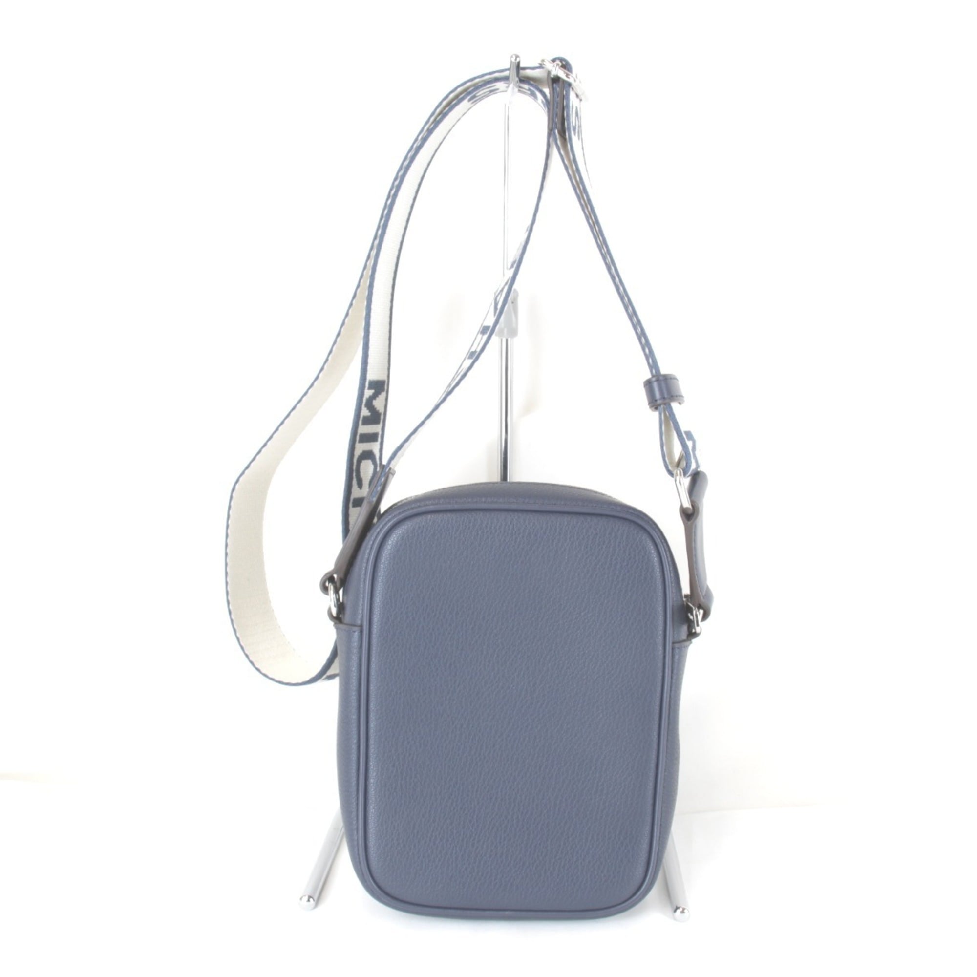 Michael Kors Jet Set Navy Leather Shoulder Bag (Pre-Owned)