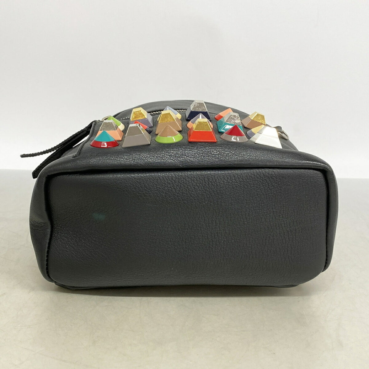 Fendi Black Leather Backpack (Pre-Owned)