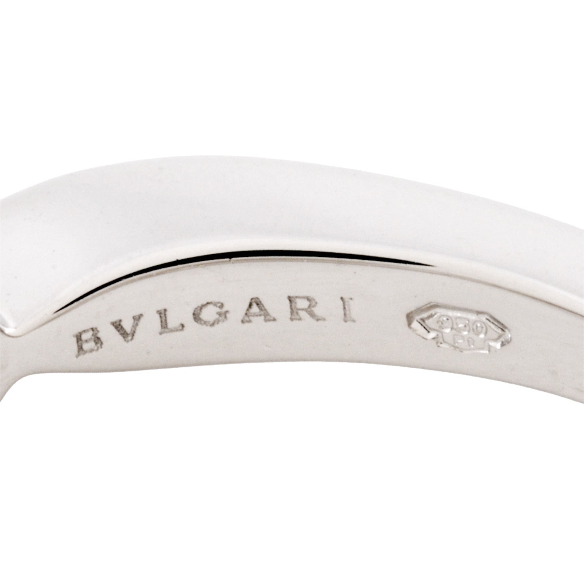 Bvlgari Platinum Platinum 950 Band Ring (Pre-Owned)
