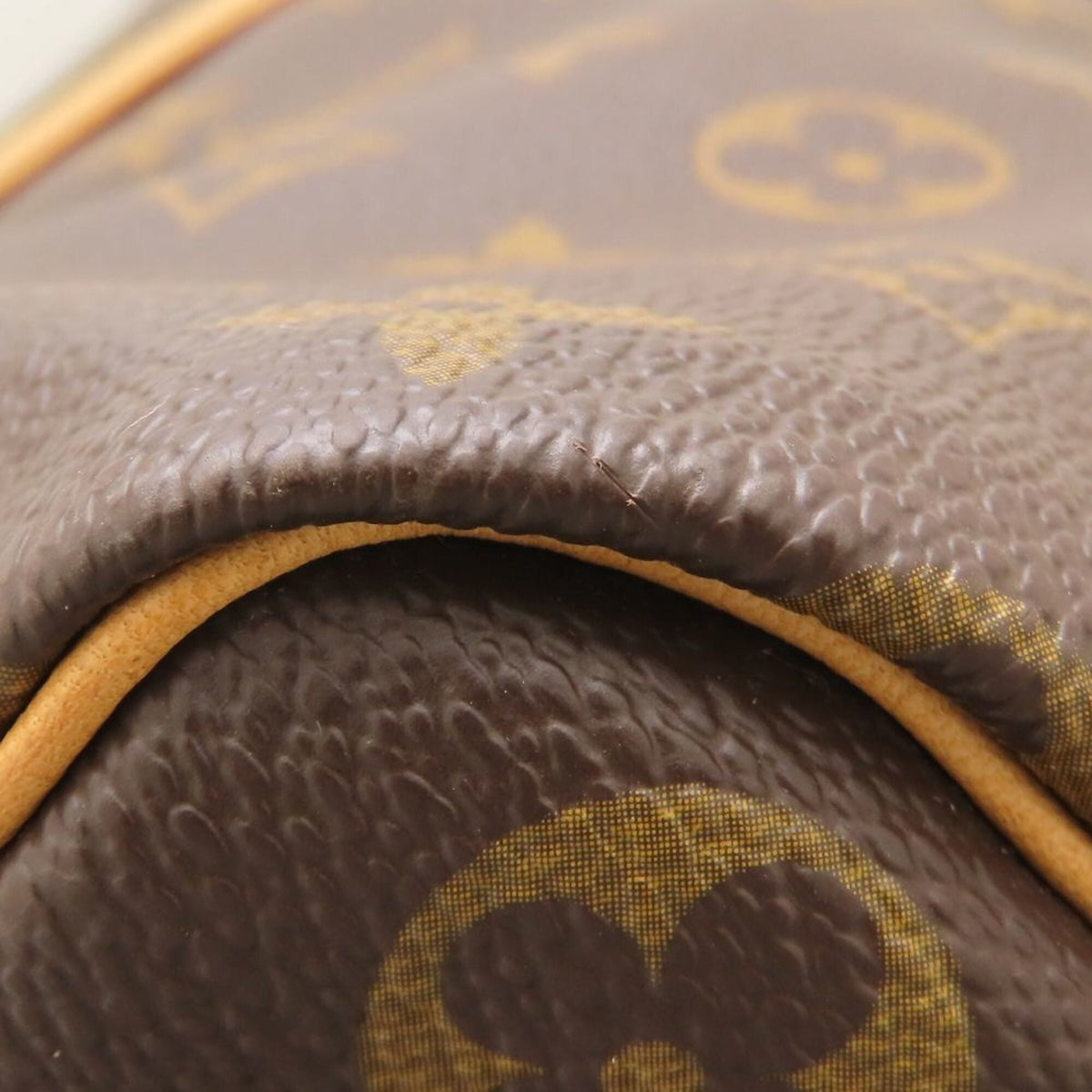 Louis Vuitton Brown Monogram Canvas Boston Bag (Pre-Owned)