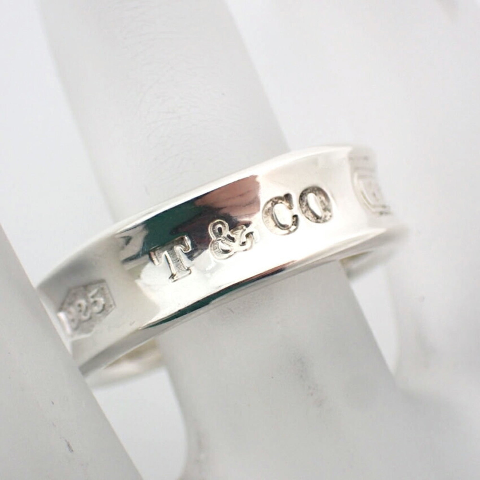 Tiffany Sterling Silver 925 Band Ring (Pre-Owned)