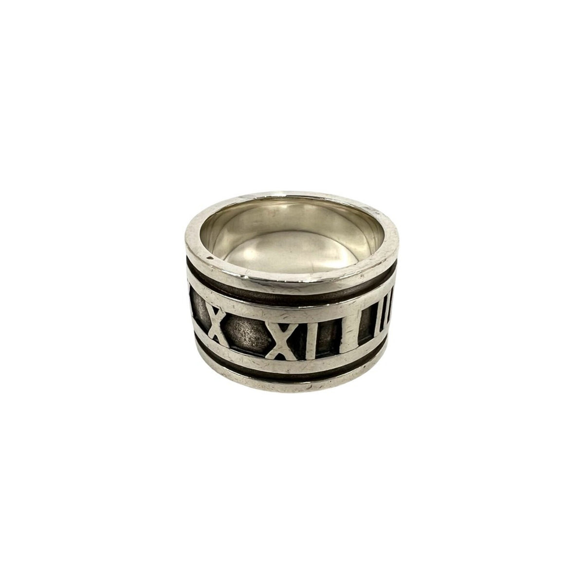 Tiffany Silver Silver 925 Band Ring (Pre-Owned)