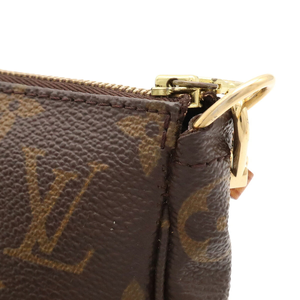 Louis Vuitton Brown Monogram Monogram Handbag Pochette Pouch (Pre-Owned)